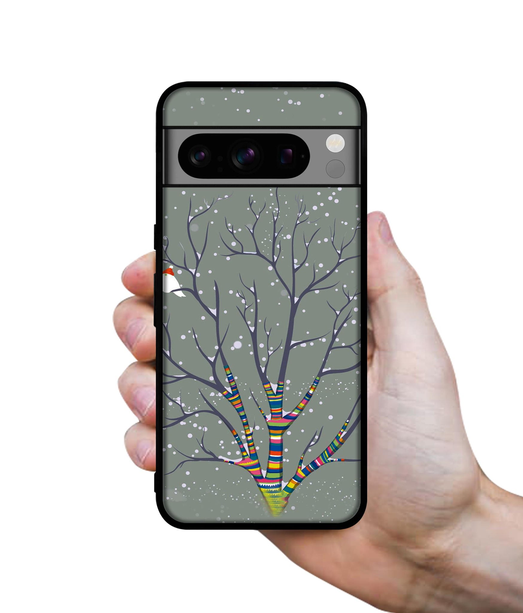Winter Pattern Print Designer 2D Printed Back Case Cover for Google Pixel 8 Pro 5G