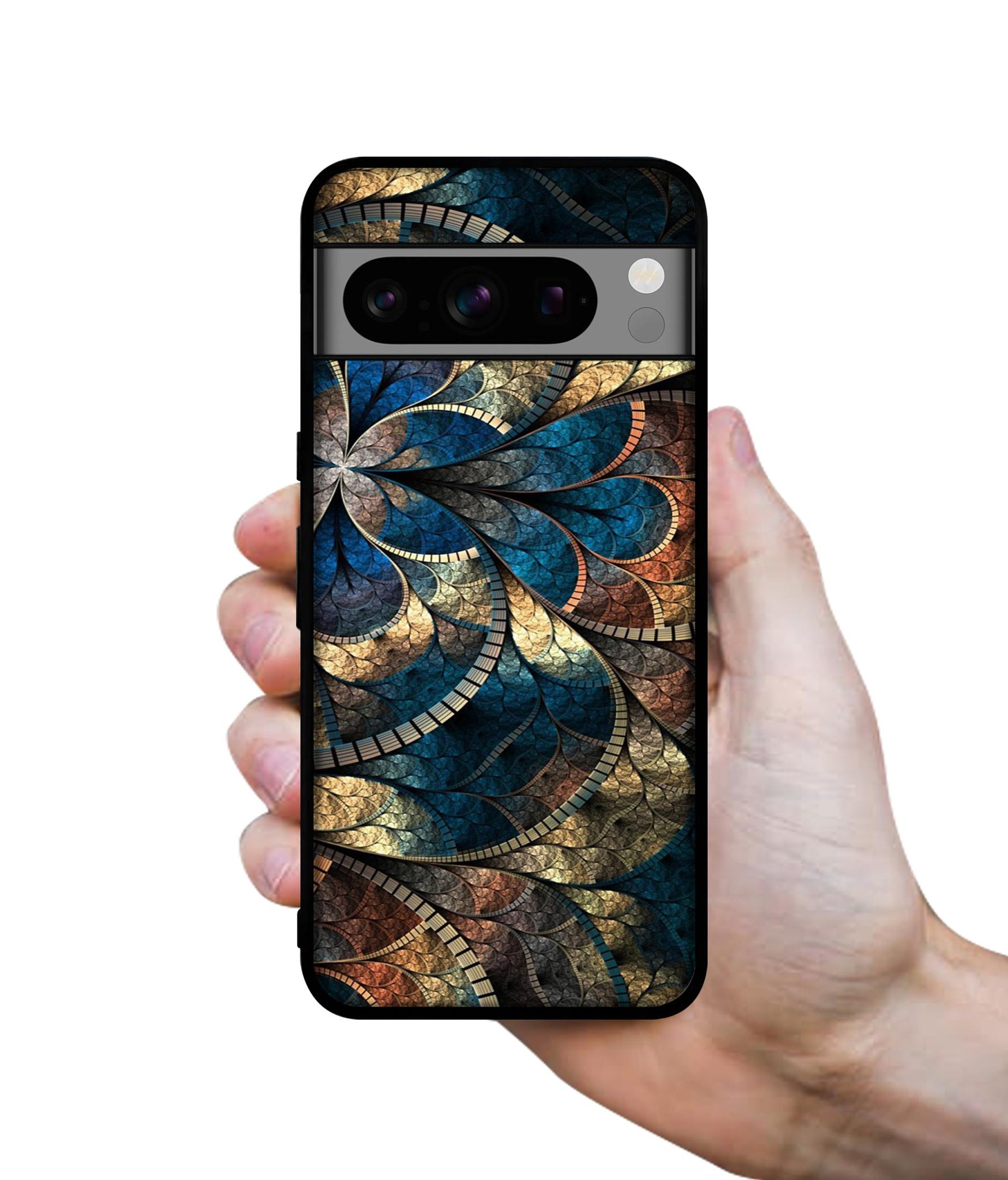Fractional Pattern Designer 2D Printed Back Case Cover for Google Pixel 8 Pro 5G