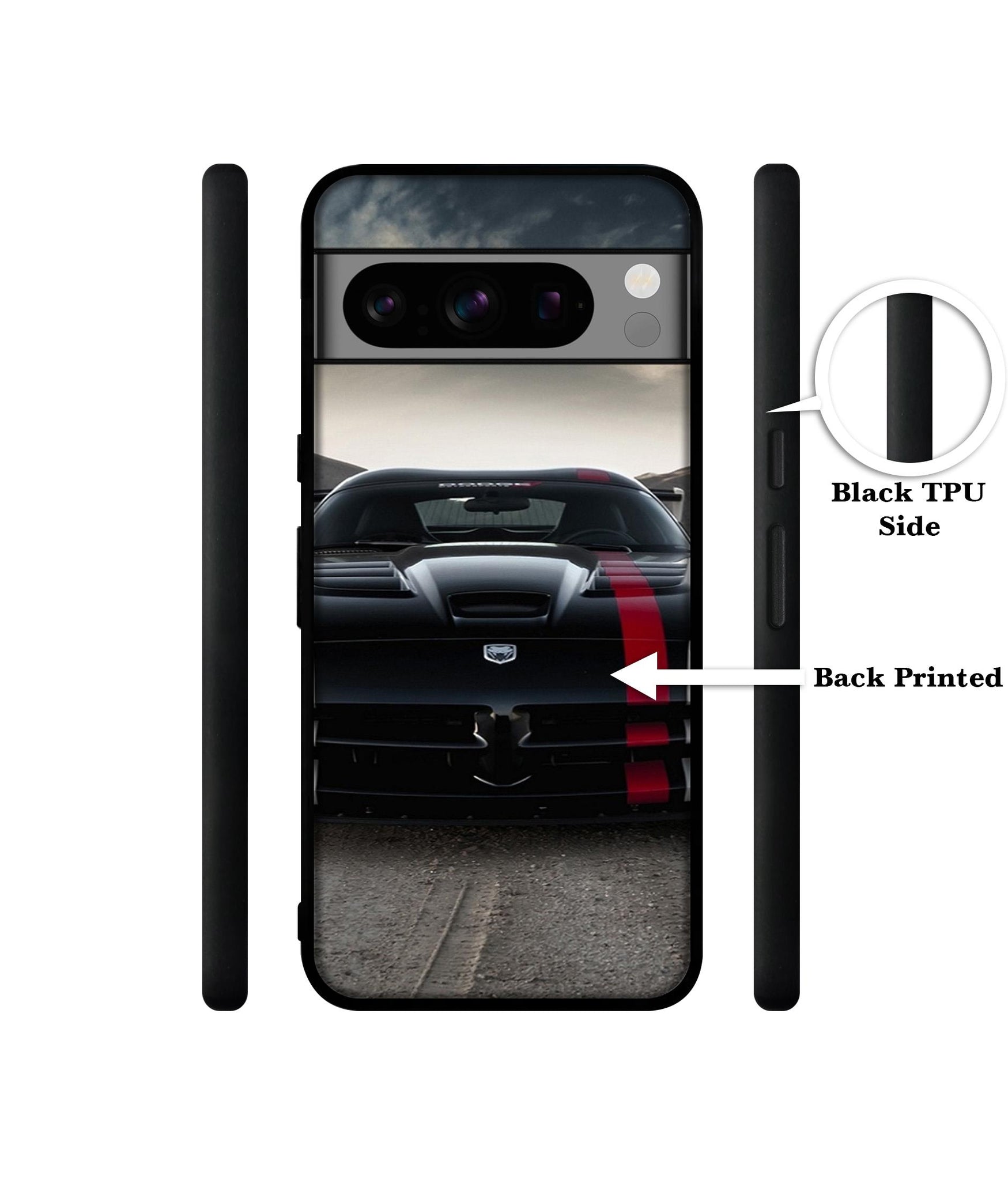 Sports Car Pattern Designer 2D Printed Back Case Cover for Google Pixel 8 Pro 5G