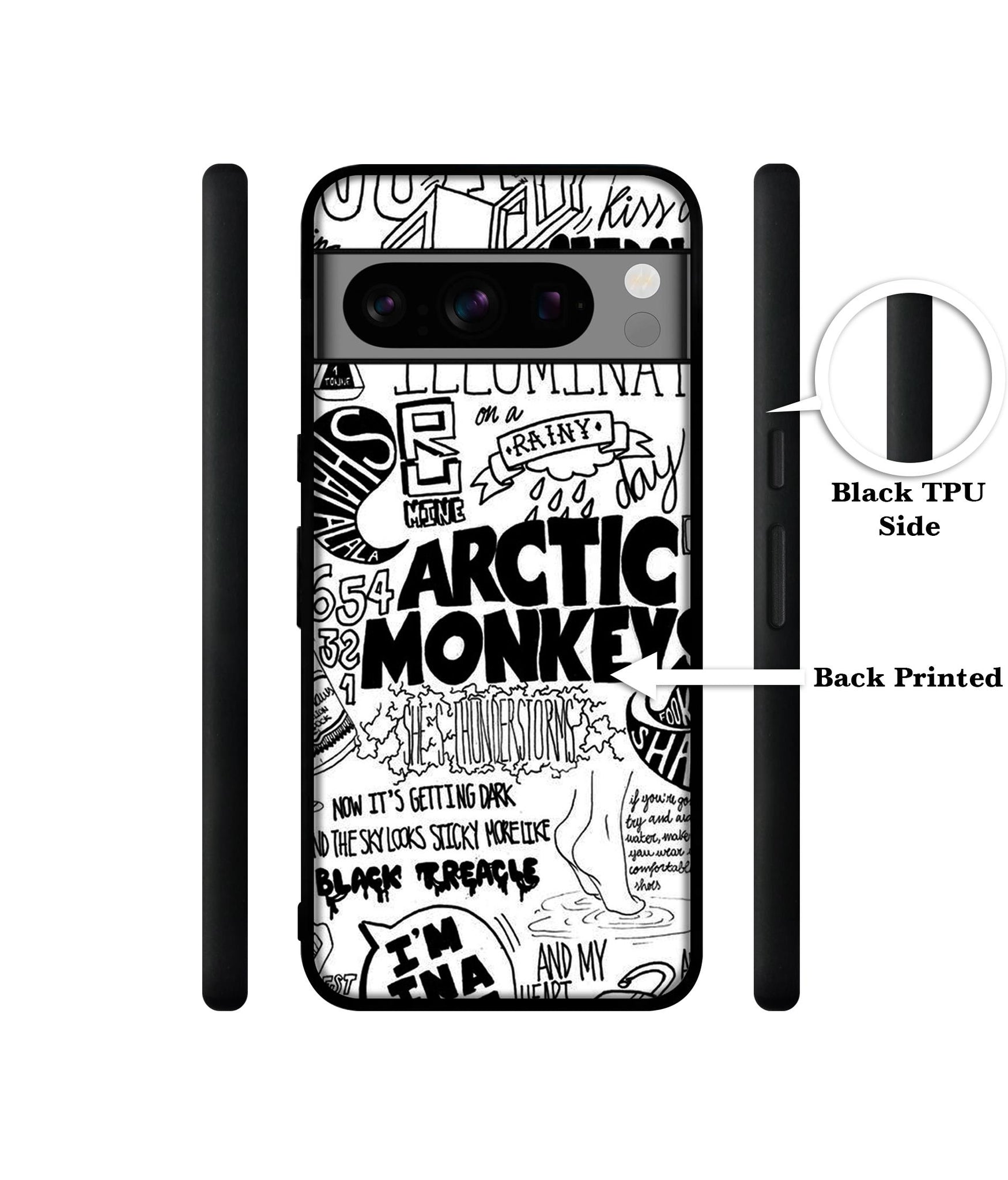 Arctic Monkeys Pattern Designer 2D Printed Back Case Cover for Google Pixel 8 Pro 5G
