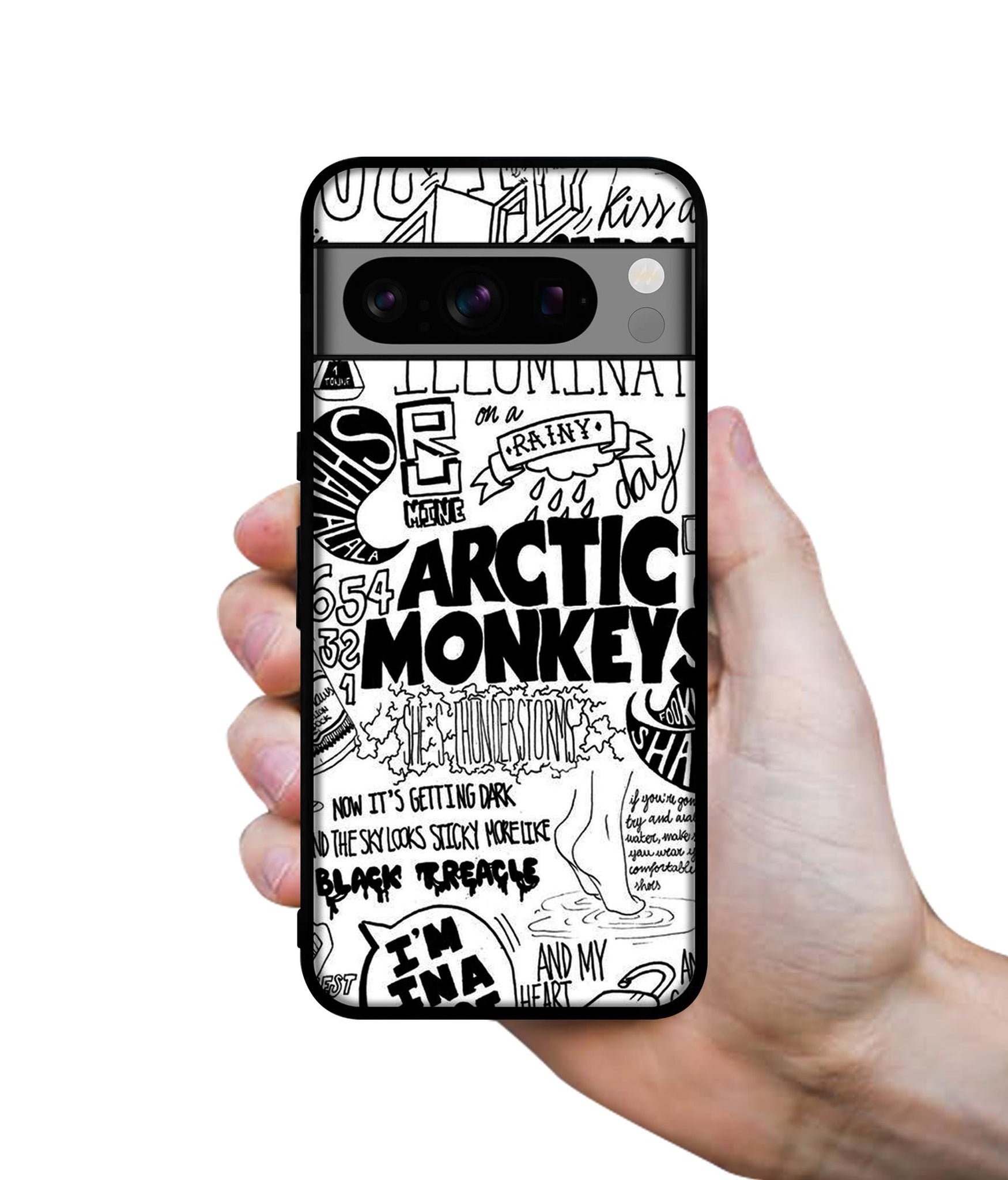 Arctic Monkeys Pattern Designer 2D Printed Back Case Cover for Google Pixel 8 Pro 5G