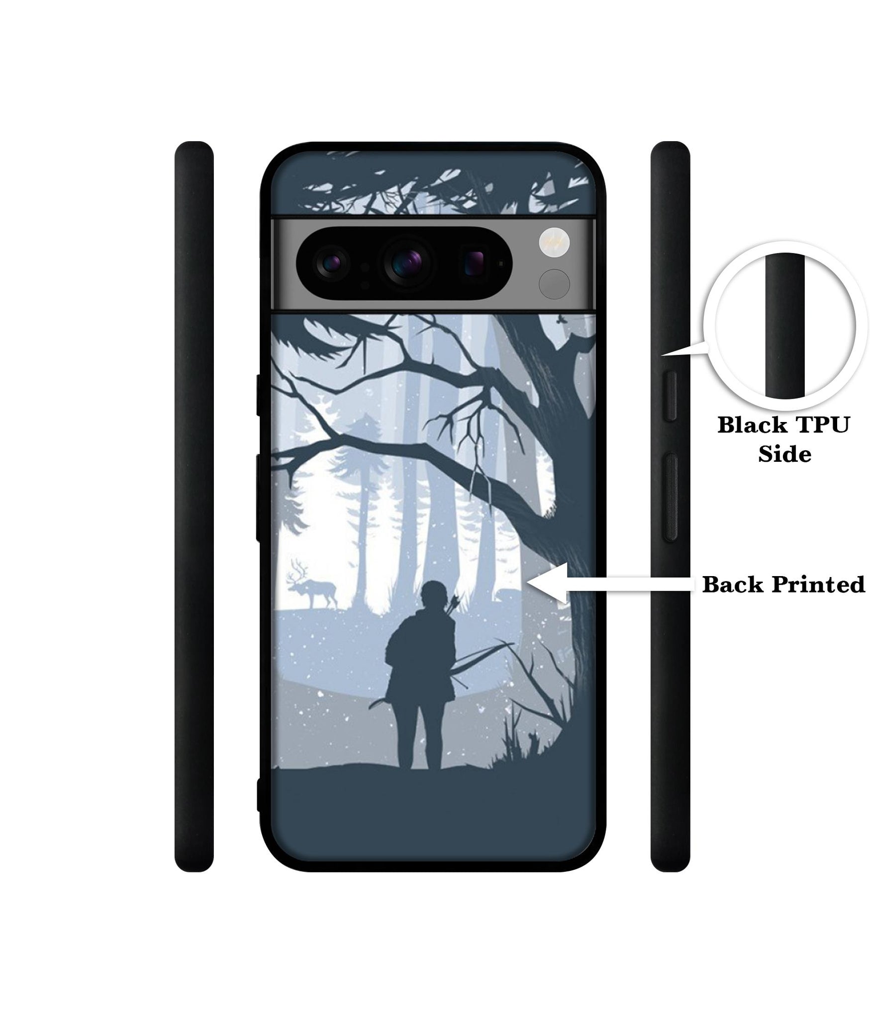 Hunter Designer 2D Printed Back Case Cover for Google Pixel 8 Pro 5G