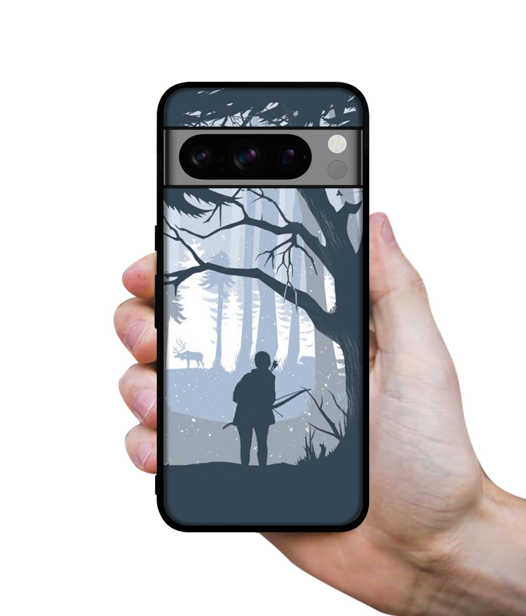 Hunter Designer 2D Printed Back Case Cover for Google Pixel 8 Pro 5G