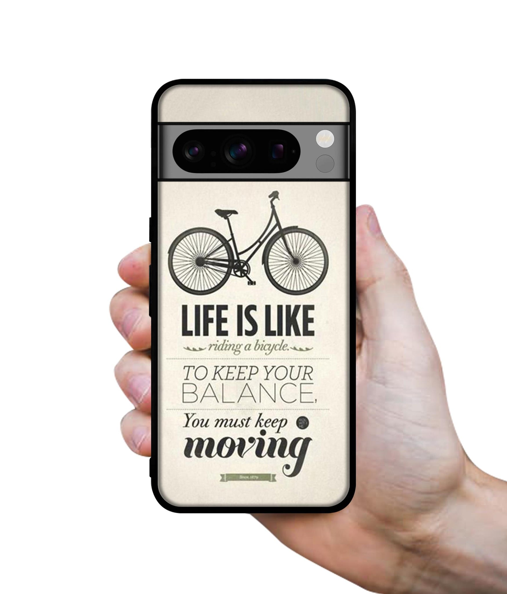 Life is Like Moving Designer 2D Printed Back Case Cover for Google Pixel 8 Pro 5G