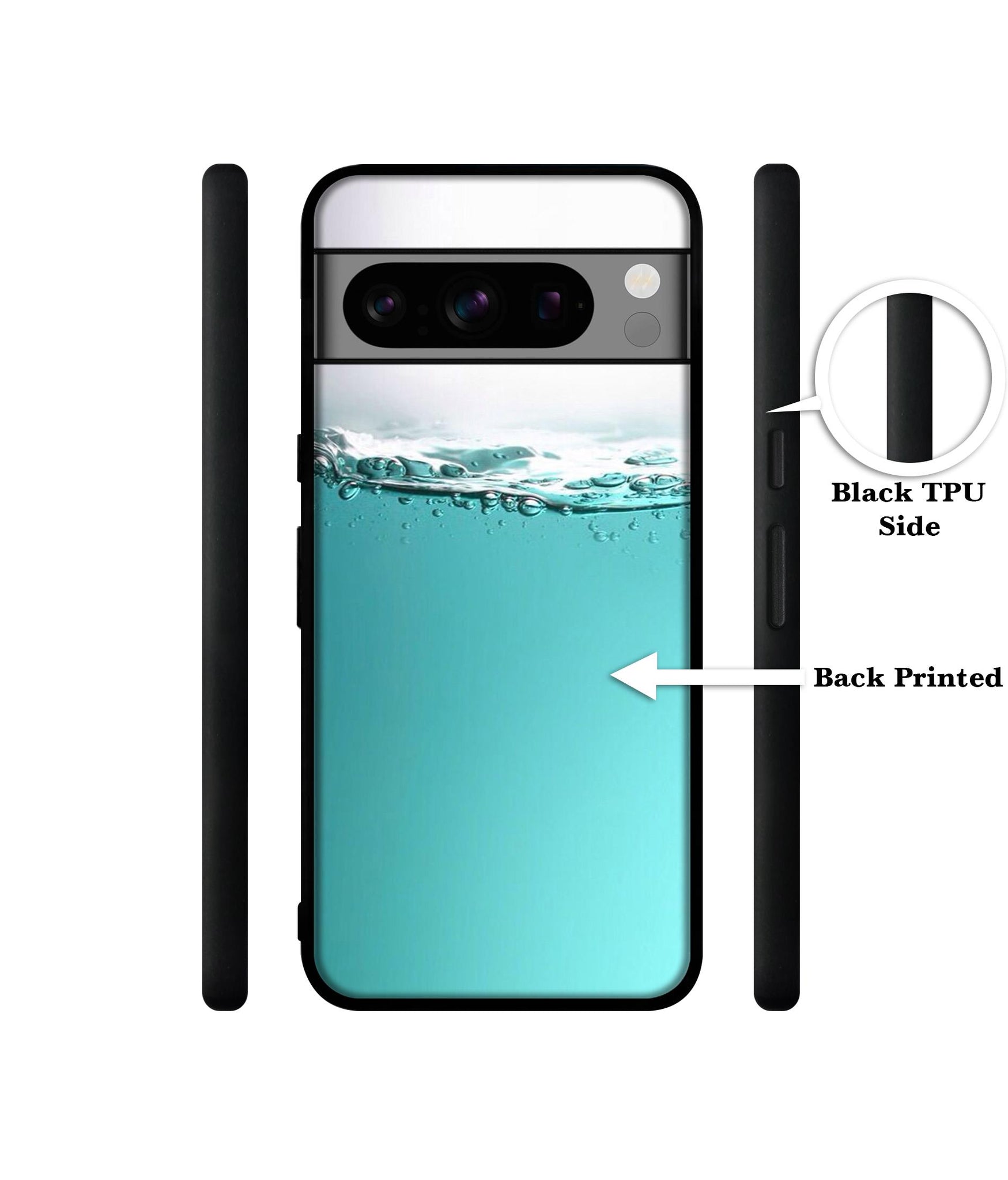 Half Fill Designer 2D Printed Back Case Cover for Google Pixel 8 Pro 5G