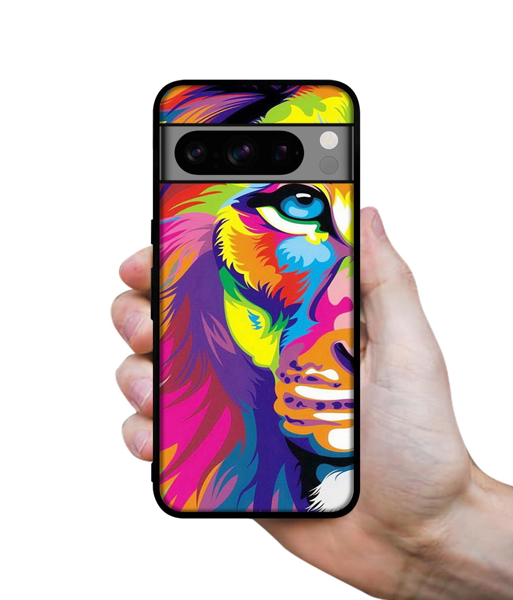 Lion Designer 2D Printed Back Case Cover for Google Pixel 8 Pro 5G