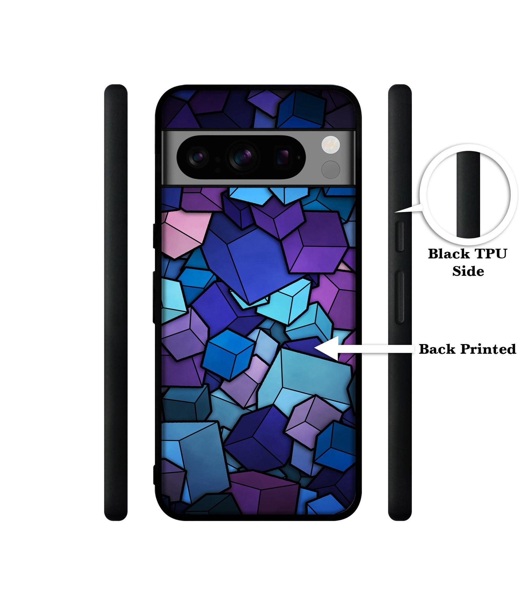 Color Box Designer 2D Printed Back Case Cover for Google Pixel 8 Pro 5G