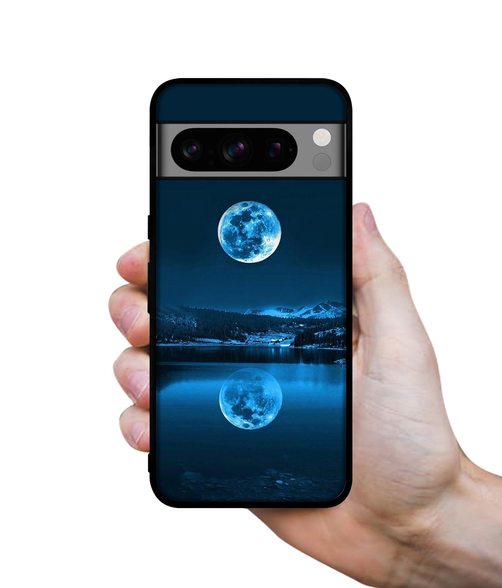 Moon Pattern Print Designer 2D Printed Back Case Cover for Google Pixel 8 Pro 5G