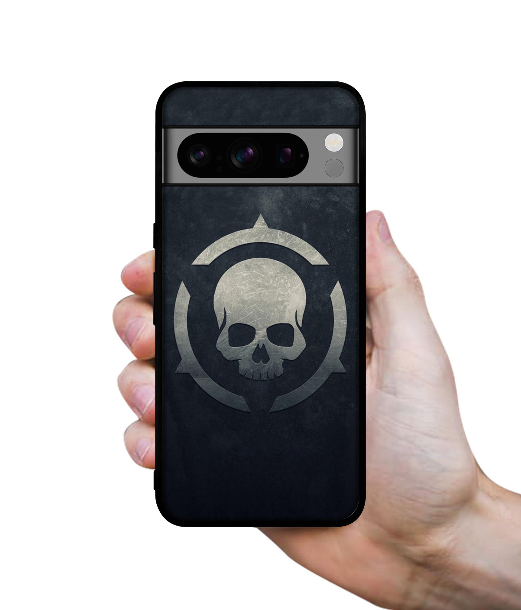 Skull Pattern Print Designer 2D Printed Back Case Cover for Google Pixel 8 Pro 5G