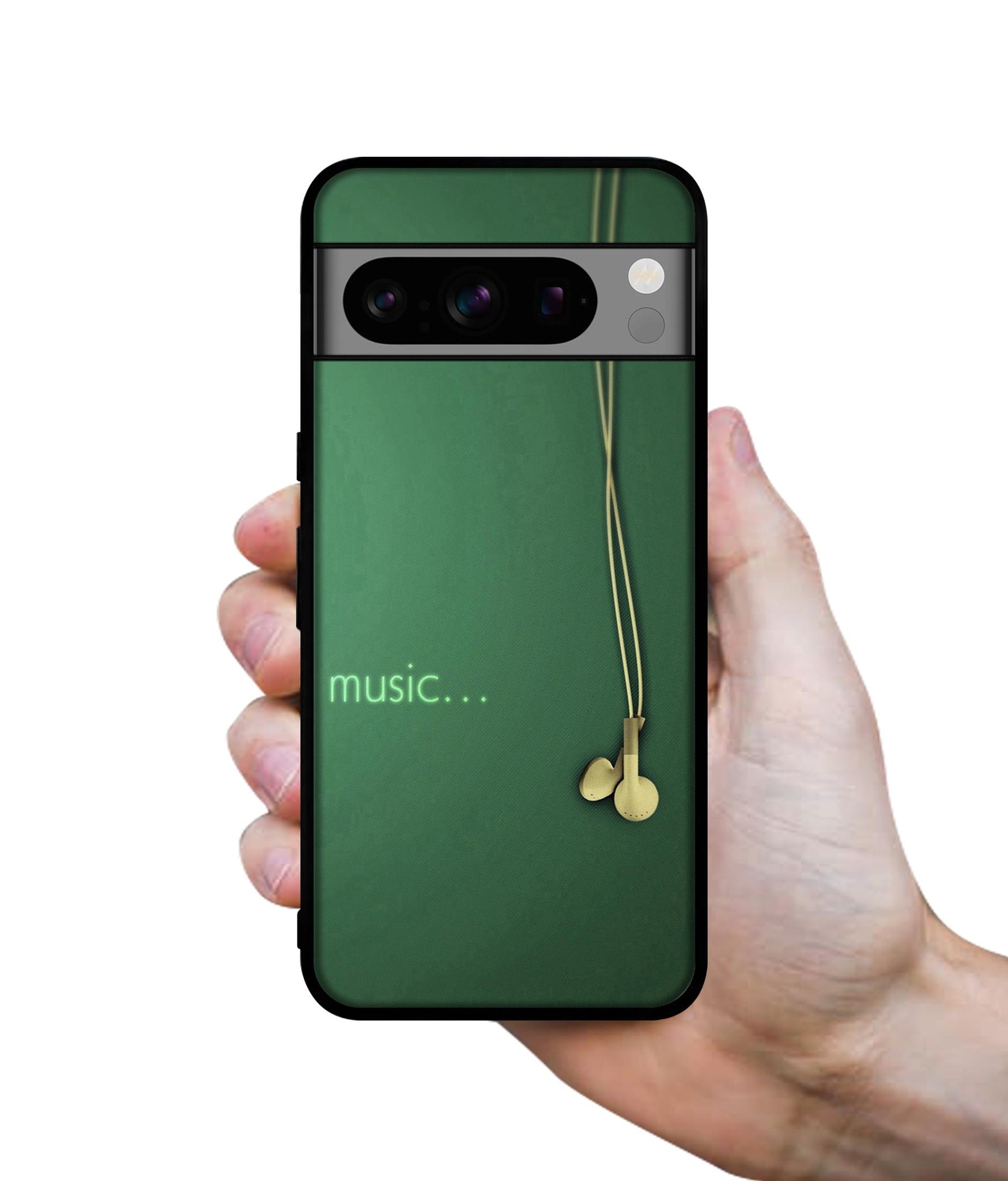 Headphone Music Designer 2D Printed Back Case Cover for Google Pixel 8 Pro 5G