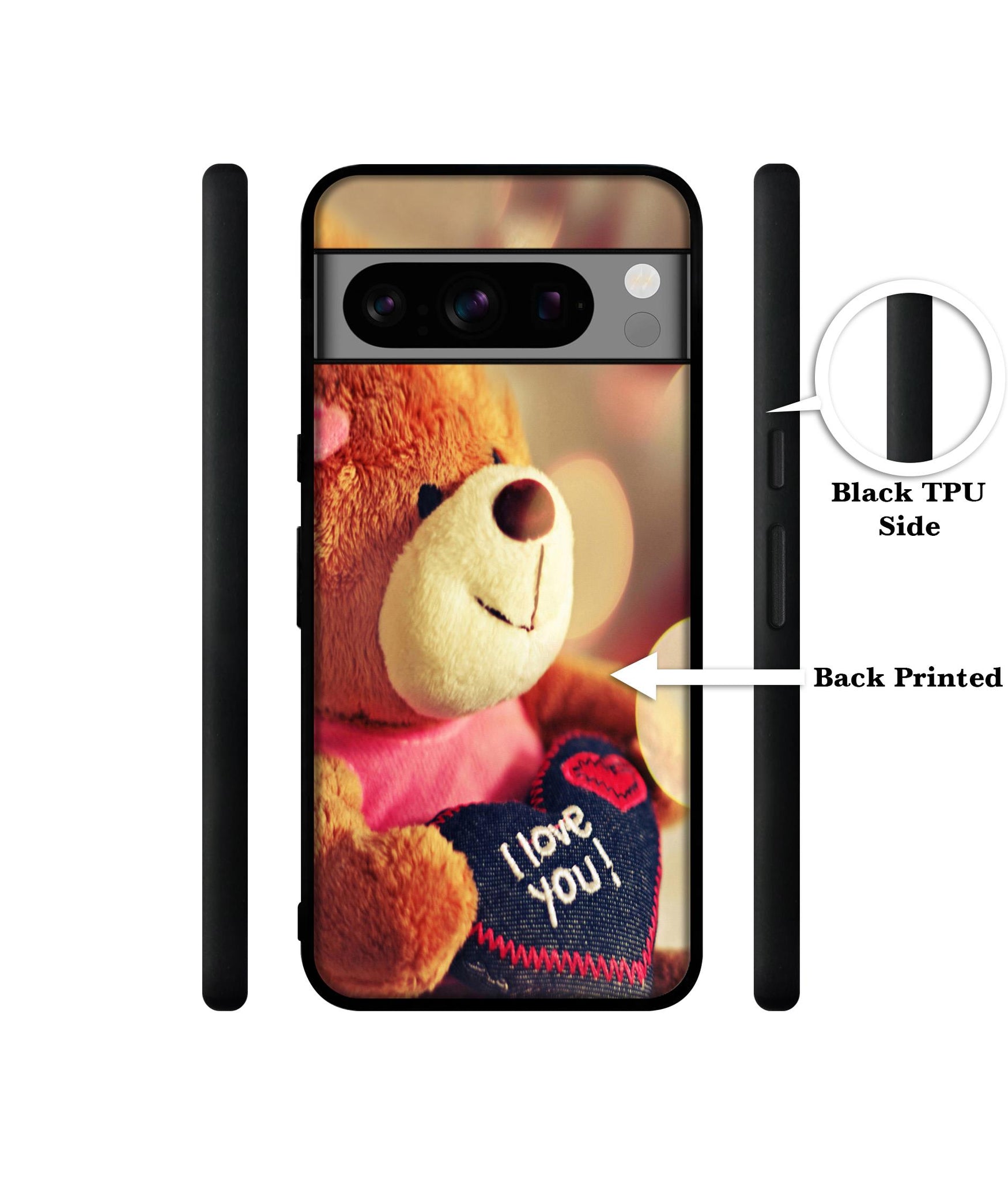 Teddy Bear Designer 2D Printed Back Case Cover for Google Pixel 8 Pro 5G