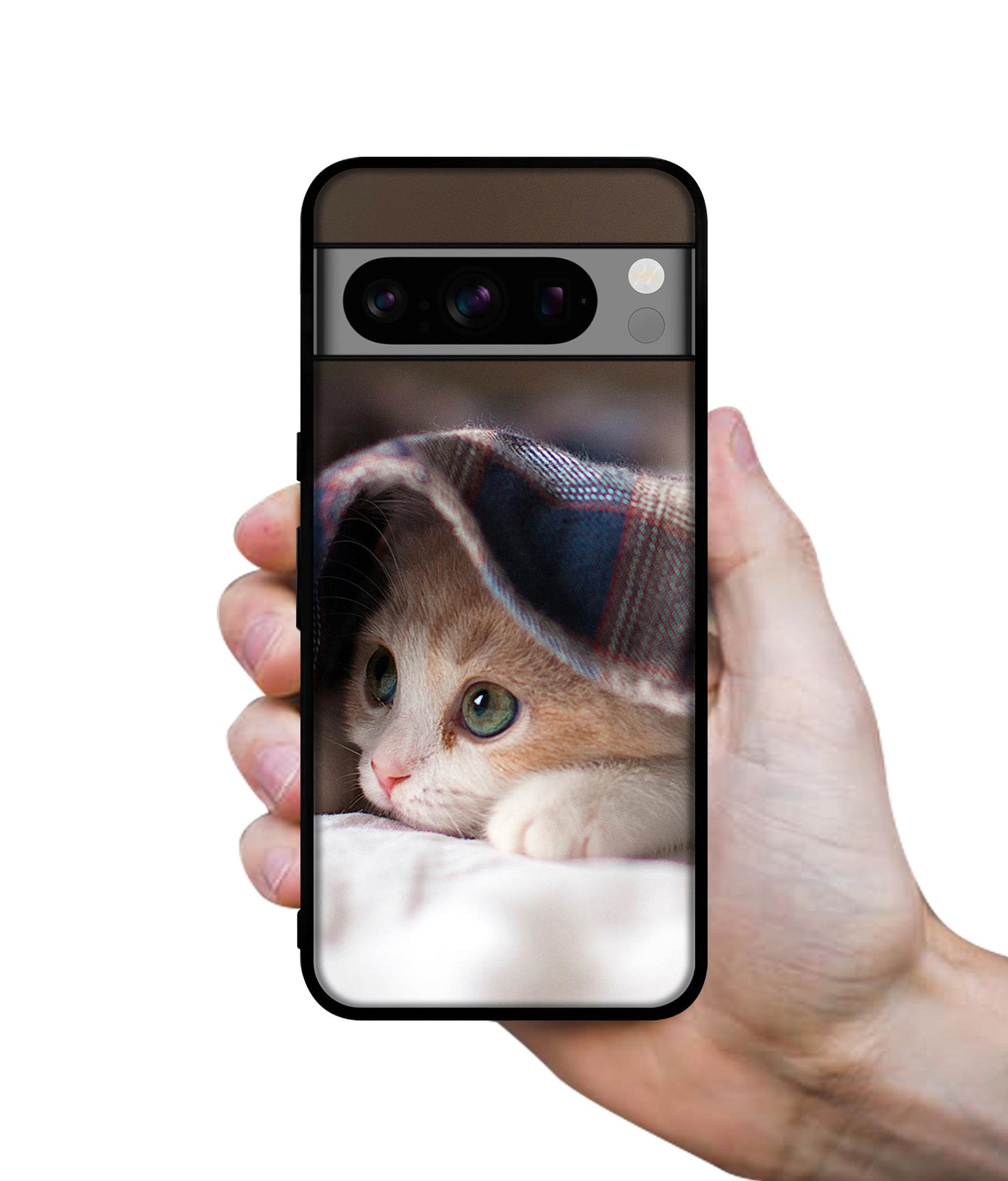 Sleepy Kitten Designer 2D Printed Back Case Cover for Google Pixel 8 Pro 5G