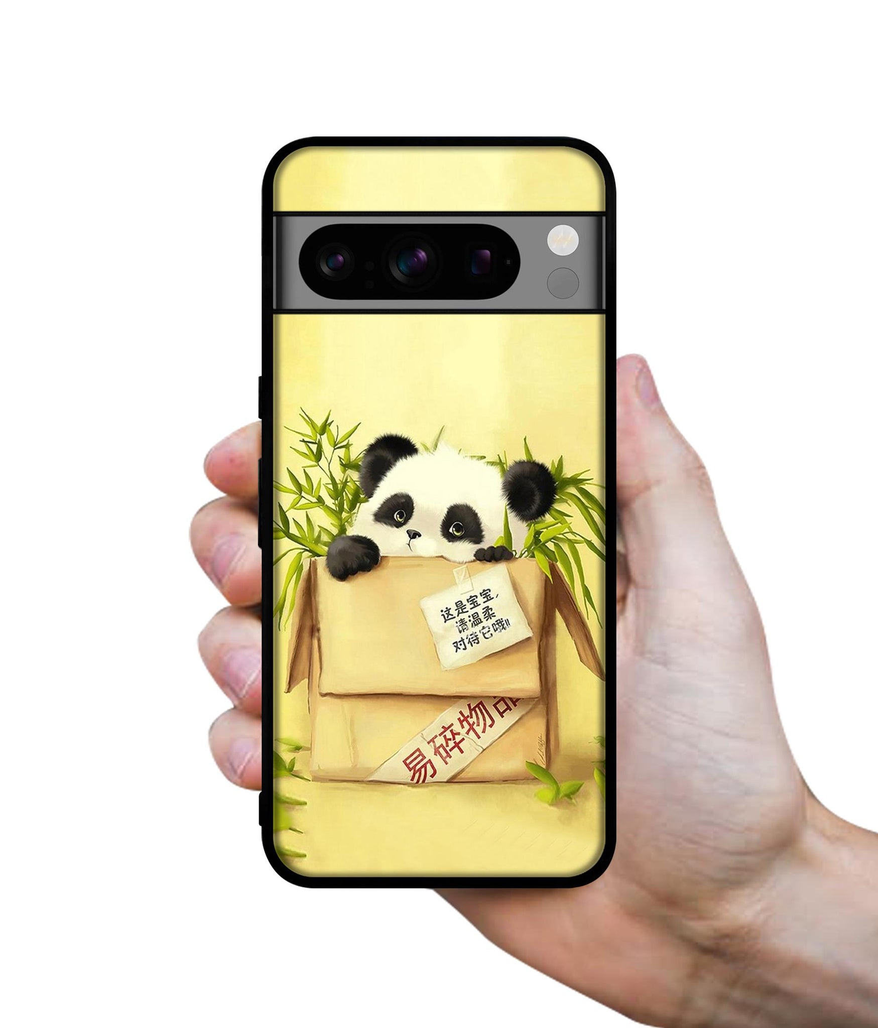 Panda In Box Designer 2D Printed Back Case Cover for Google Pixel 8 Pro 5G