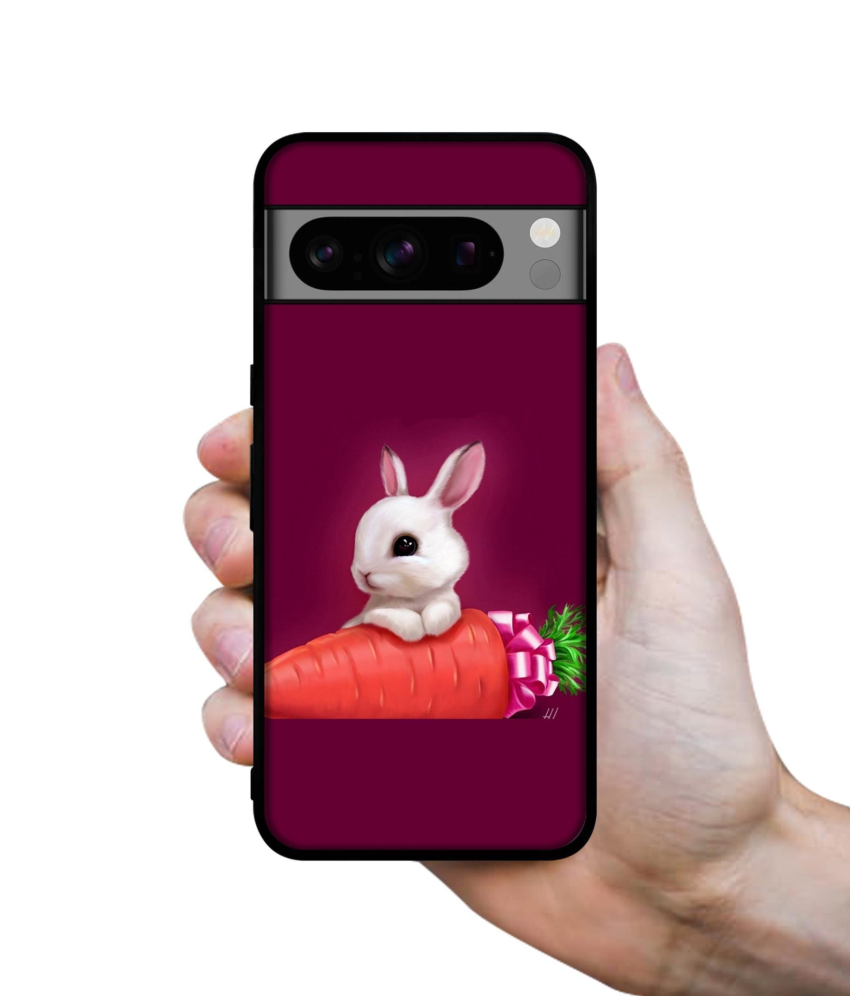 Bunny With Carrot Designer 2D Printed Back Case Cover for Google Pixel 8 Pro 5G