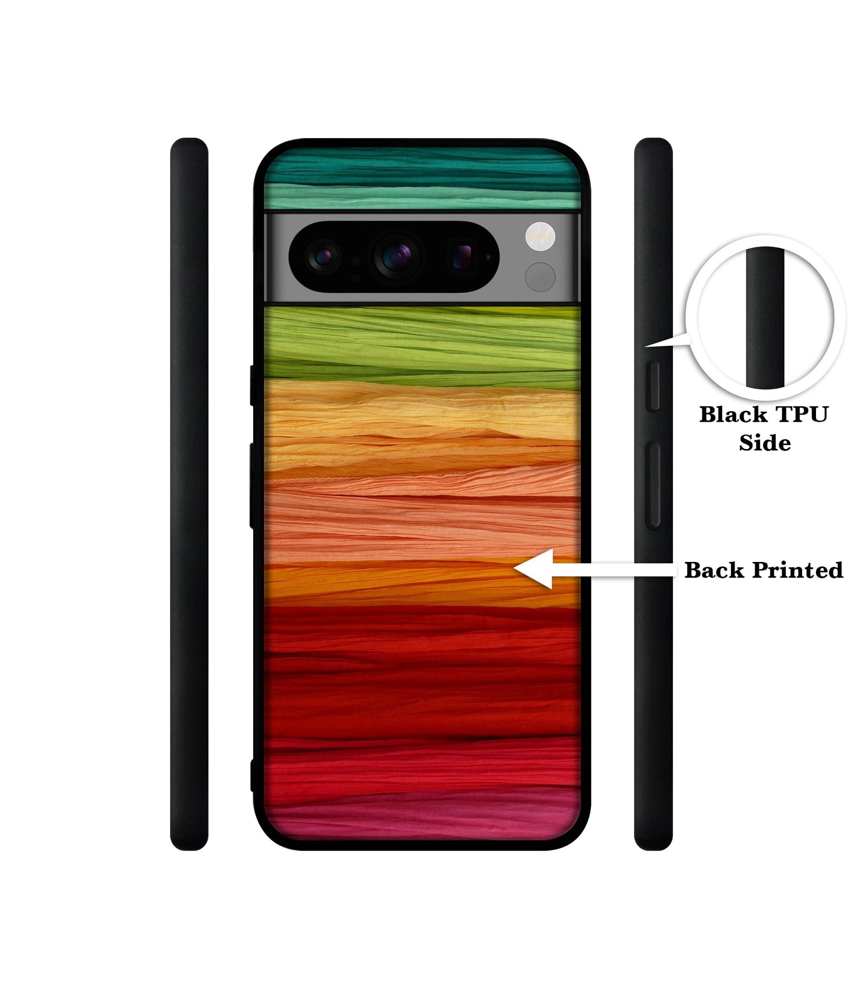 Colorful Thread Designer 2D Printed Back Case Cover for Google Pixel 8 Pro 5G