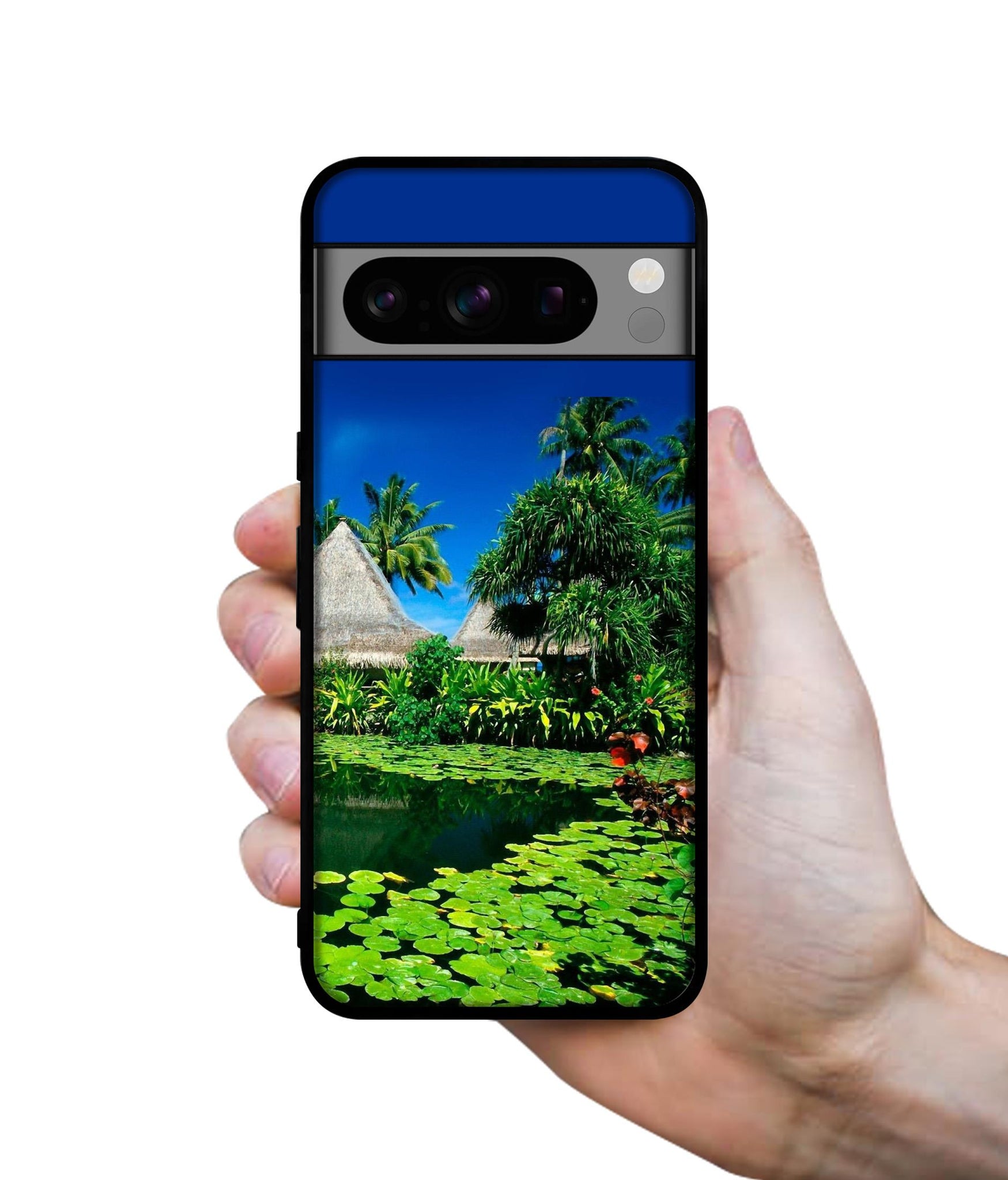 Tropics Water Designer 2D Printed Back Case Cover for Google Pixel 8 Pro 5G