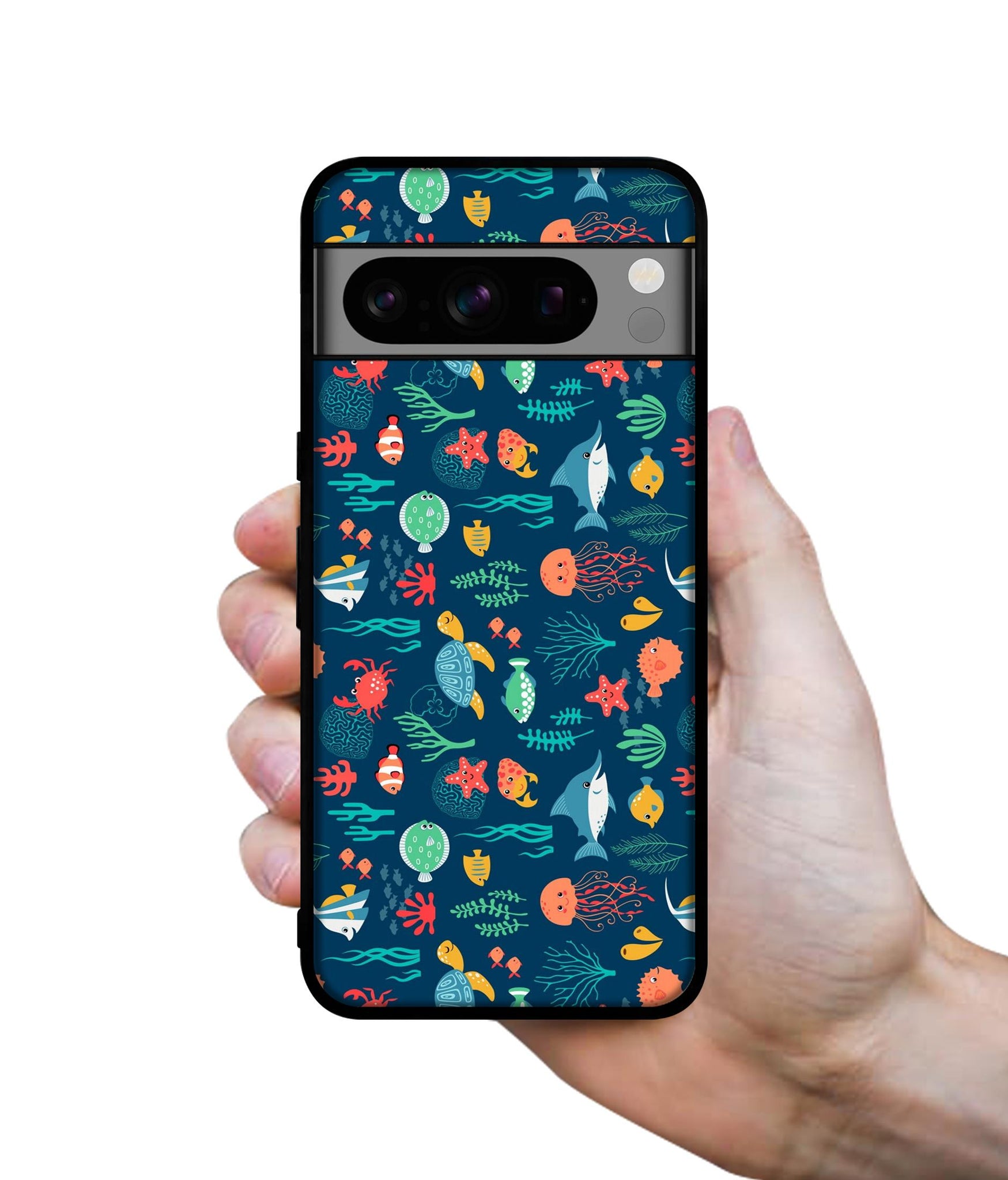 Aquarium Texture Designer 2D Printed Back Case Cover for Google Pixel 8 Pro 5G
