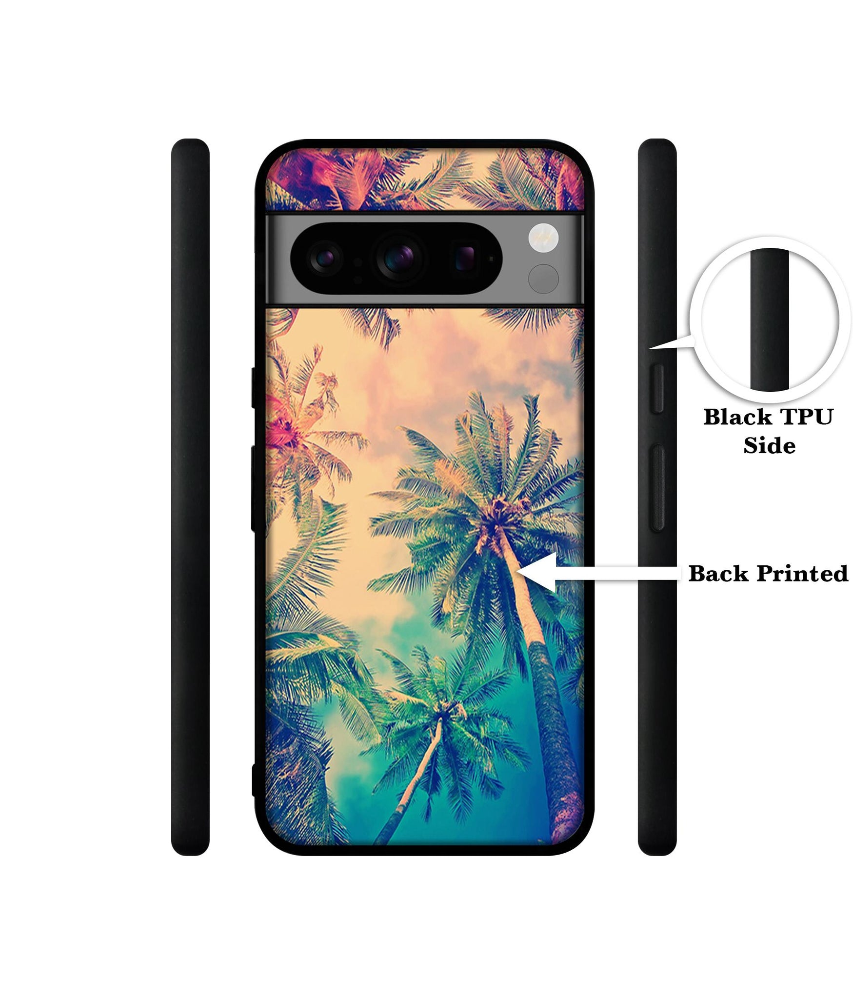Trees Designer 2D Printed Back Case Cover for Google Pixel 8 Pro 5G