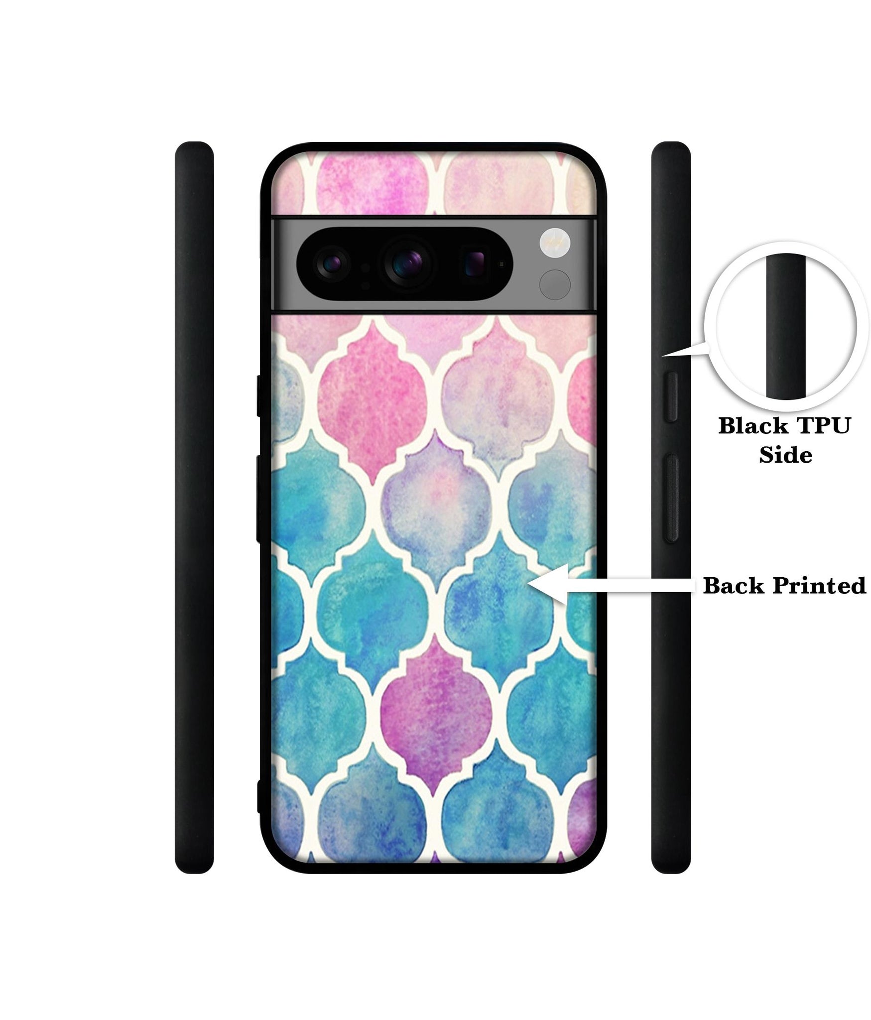 Patterns Art Designer 2D Printed Back Case Cover for Google Pixel 8 Pro 5G