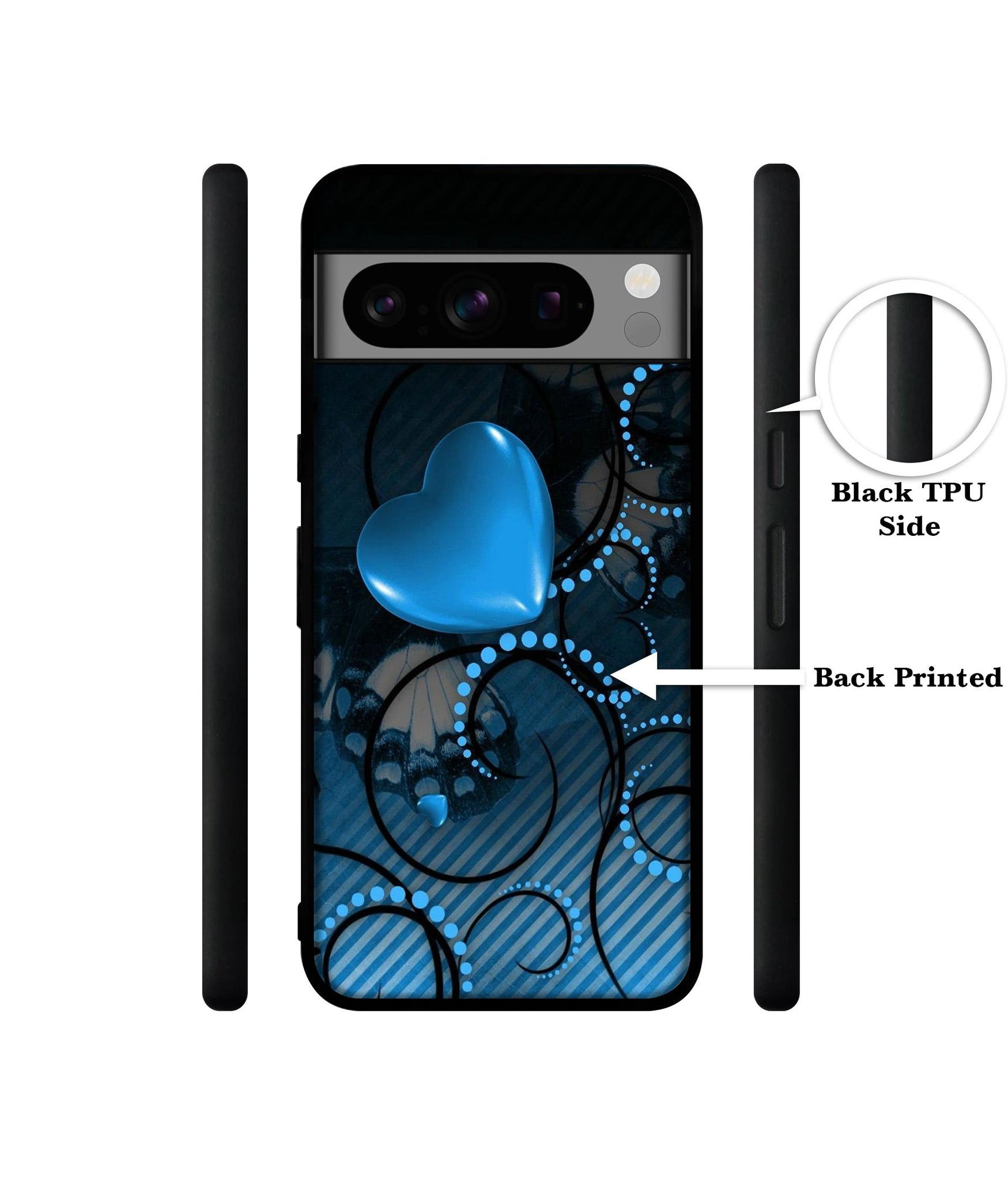 Hart Designer 2D Printed Back Case Cover for Google Pixel 8 Pro 5G