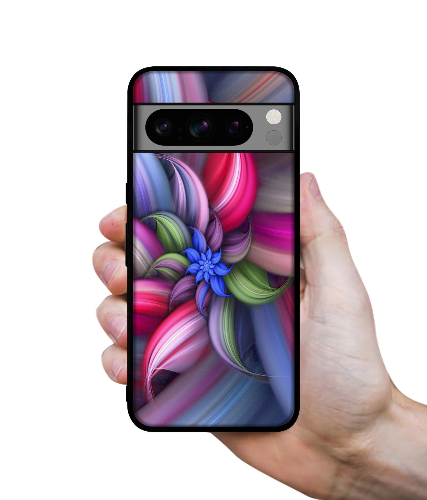 Colorful Flower Designer 2D Printed Back Case Cover for Google Pixel 8 Pro 5G