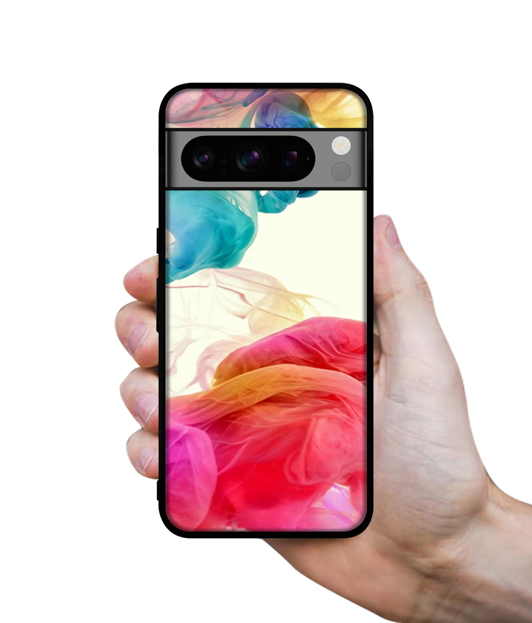 Colored Smoke Designer 2D Printed Back Case Cover for Google Pixel 8 Pro 5G
