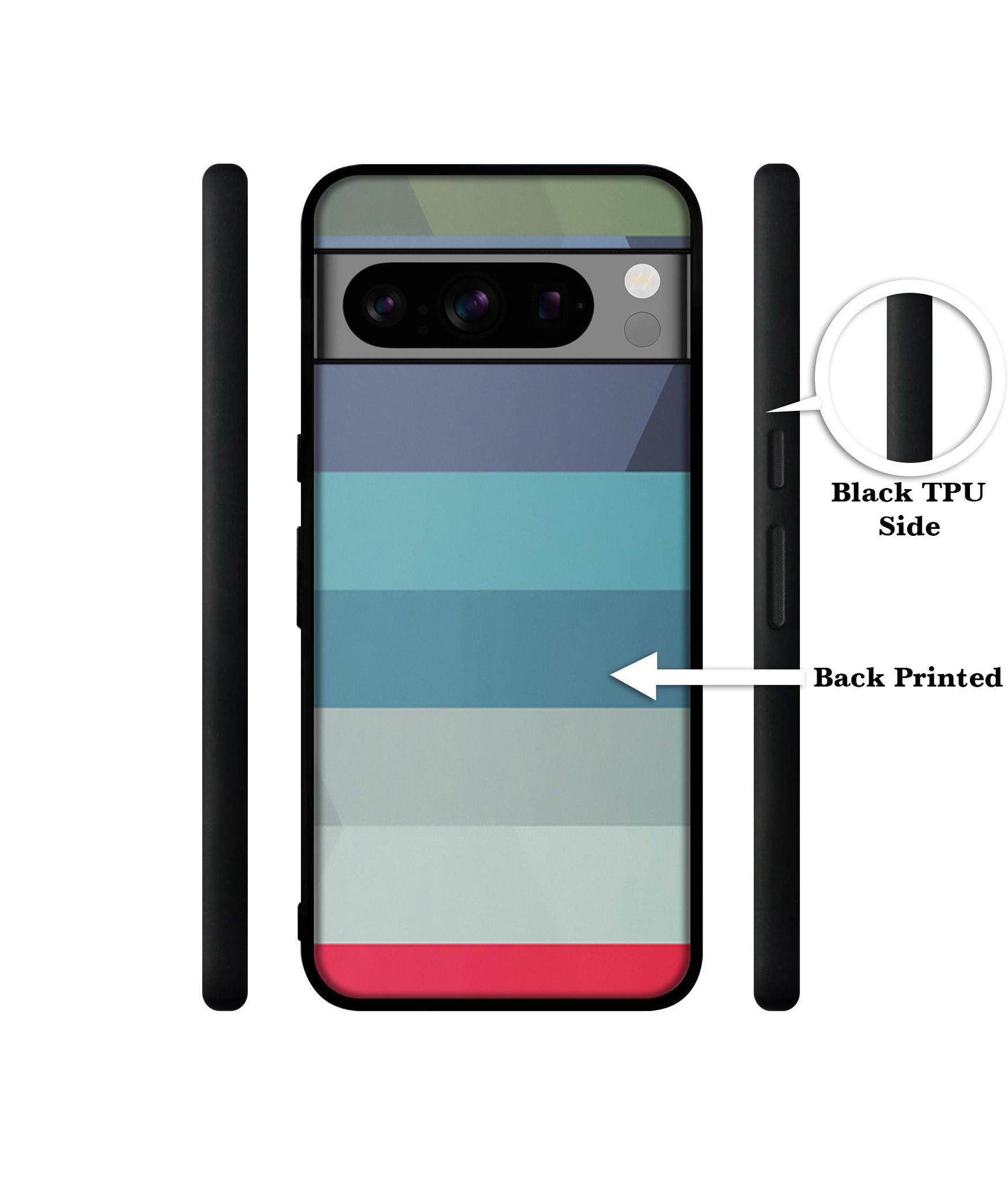 Colorful Lines Designer 2D Printed Back Case Cover for Google Pixel 8 Pro 5G