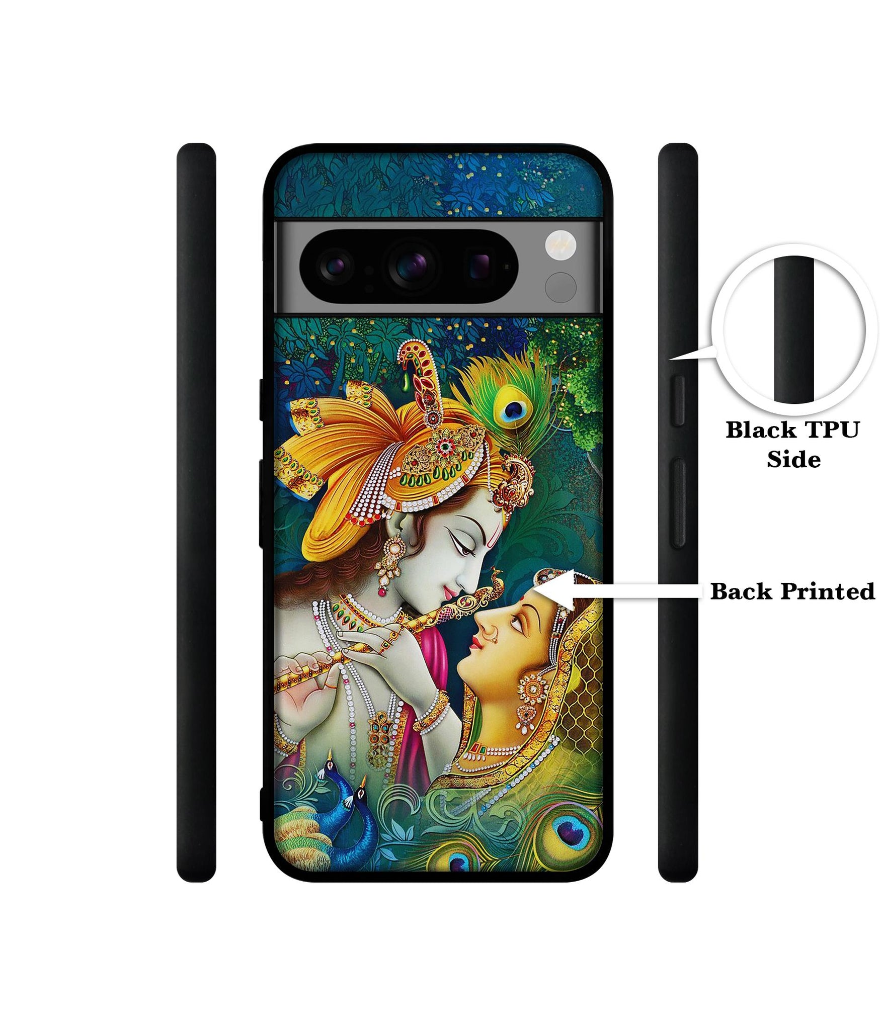 Radha Kishan Love Designer 2D Printed Back Case Cover for Google Pixel 8 Pro 5G