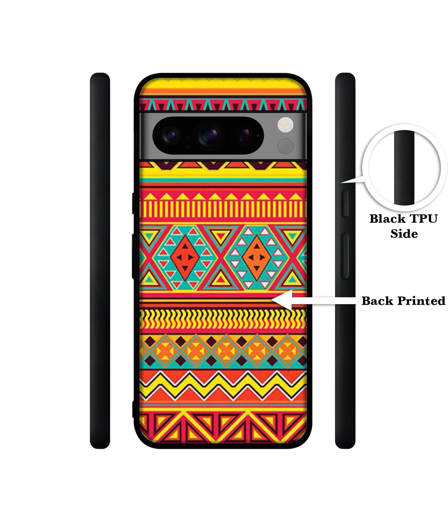 Artistic Rangoli Designer 2D Printed Back Case Cover for Google Pixel 8 Pro 5G
