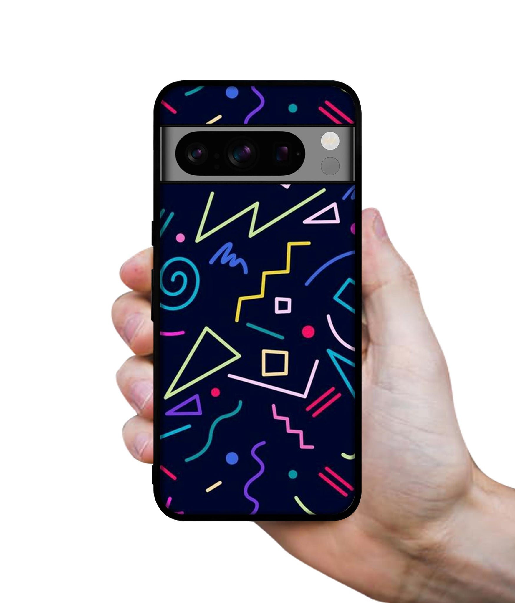 Retro Abstract Designer 2D Printed Back Case Cover for Google Pixel 8 Pro 5G