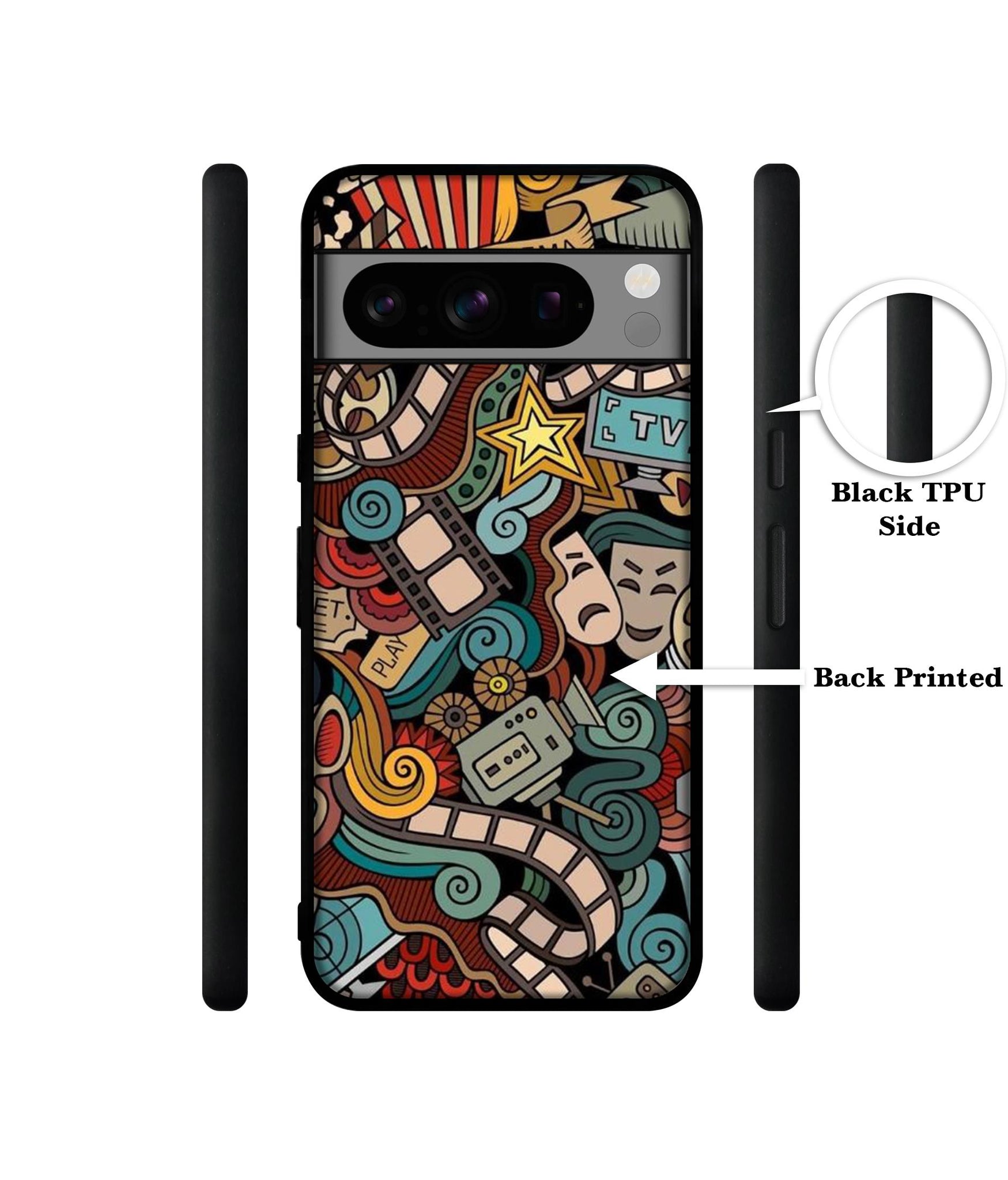 Movies Designer 2D Printed Back Case Cover for Google Pixel 8 Pro 5G