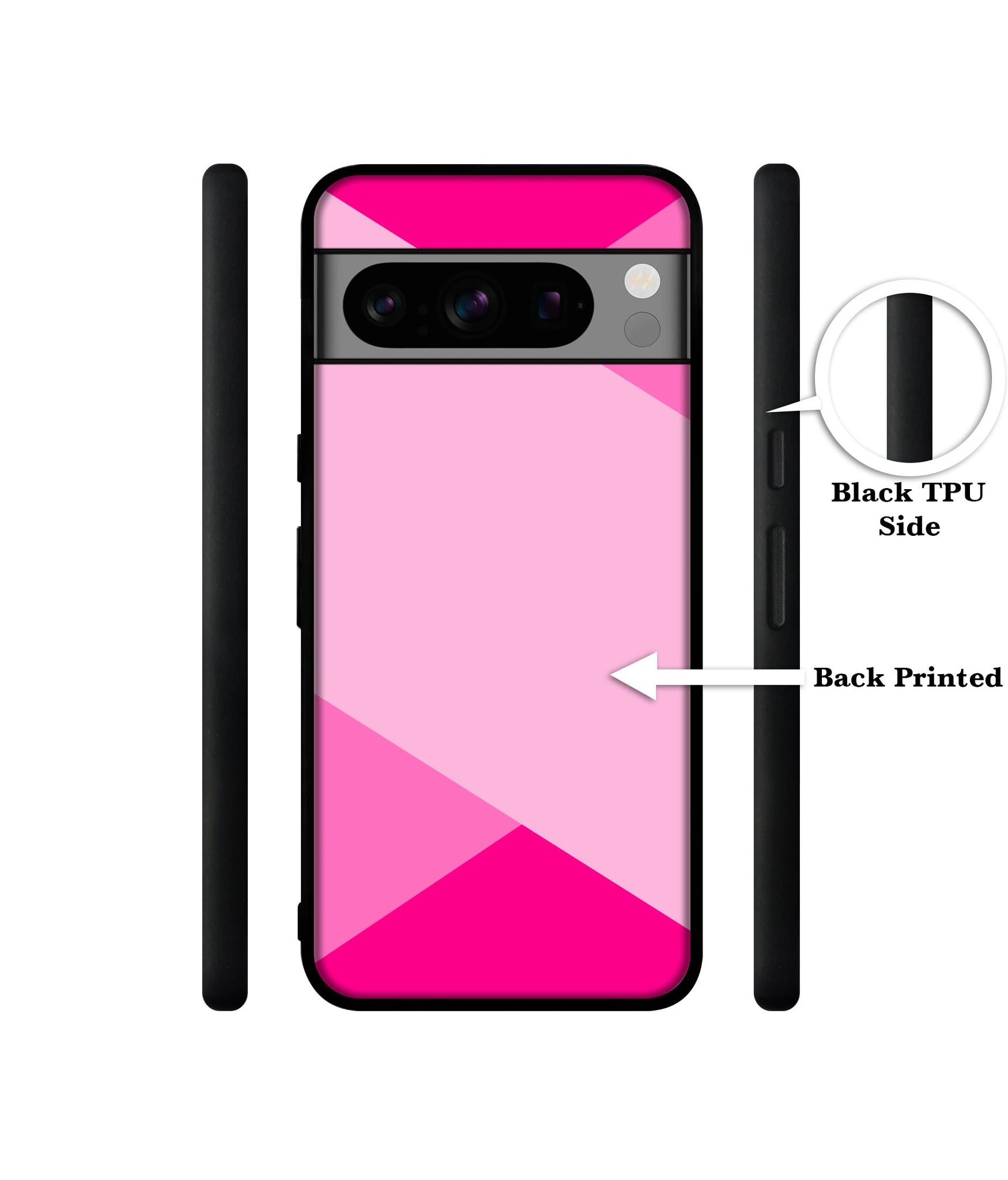 Pink Cross Vector Designer 2D Printed Back Case Cover for Google Pixel 8 Pro 5G
