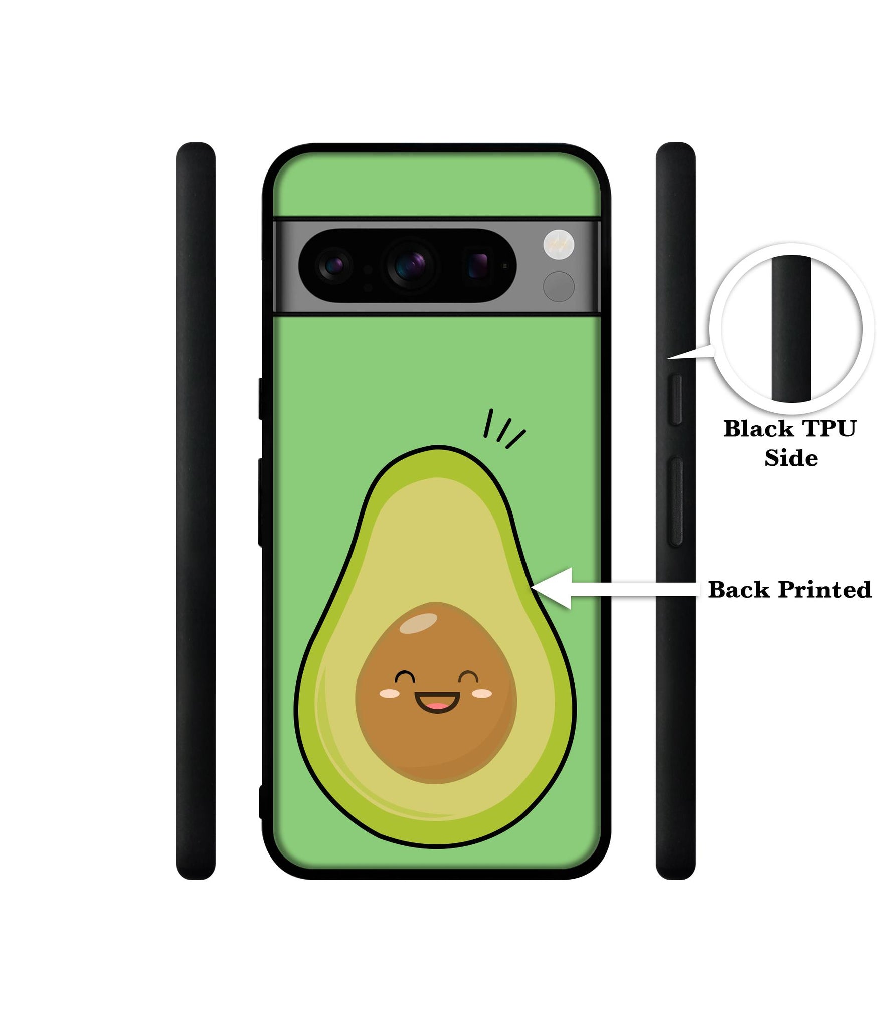 Avocados Designer 2D Printed Back Case Cover for Google Pixel 8 Pro 5G