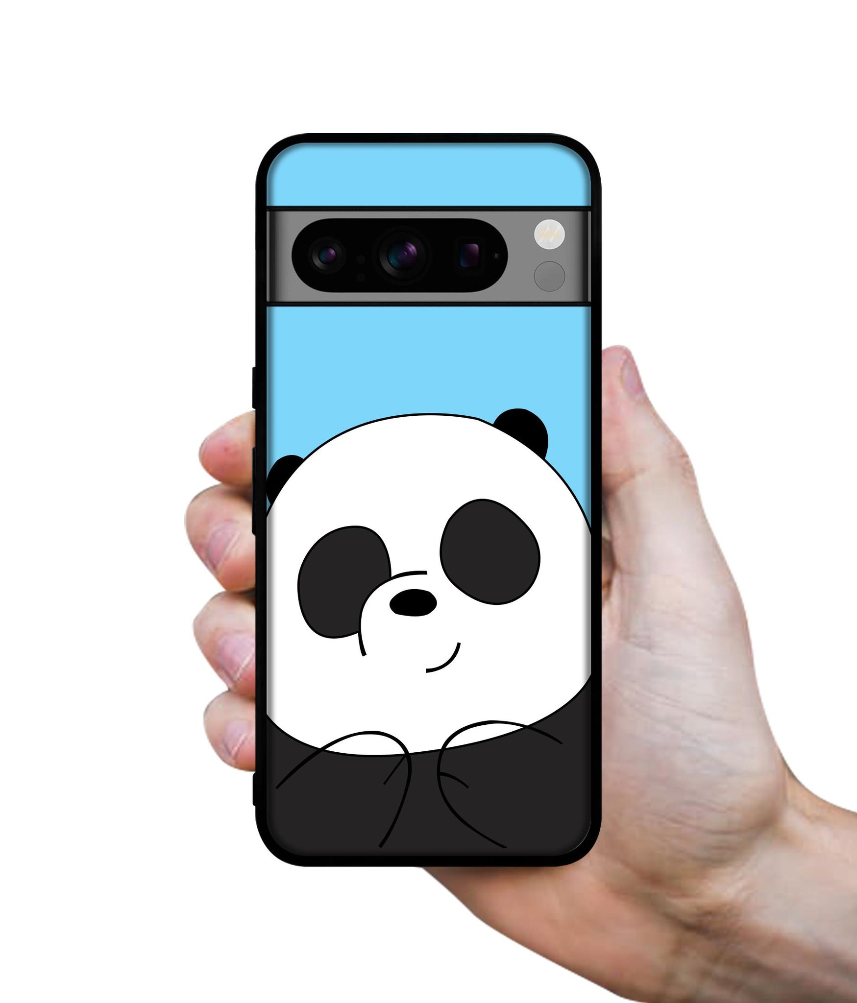 Cute Panda Designer 2D Printed Back Case Cover for Google Pixel 8 Pro 5G