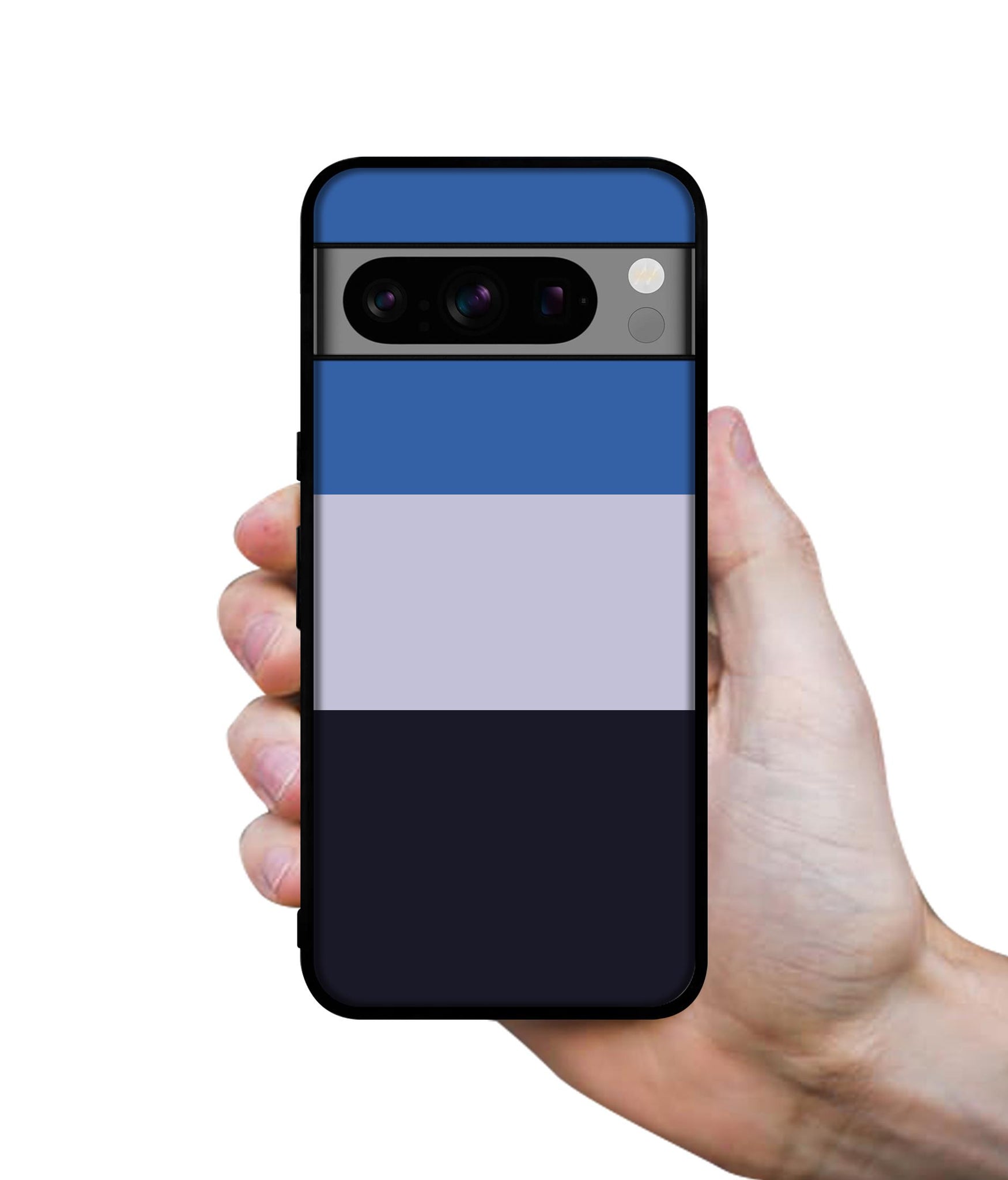 Three Color Stripes Designer 2D Printed Back Case Cover for Google Pixel 8 Pro 5G
