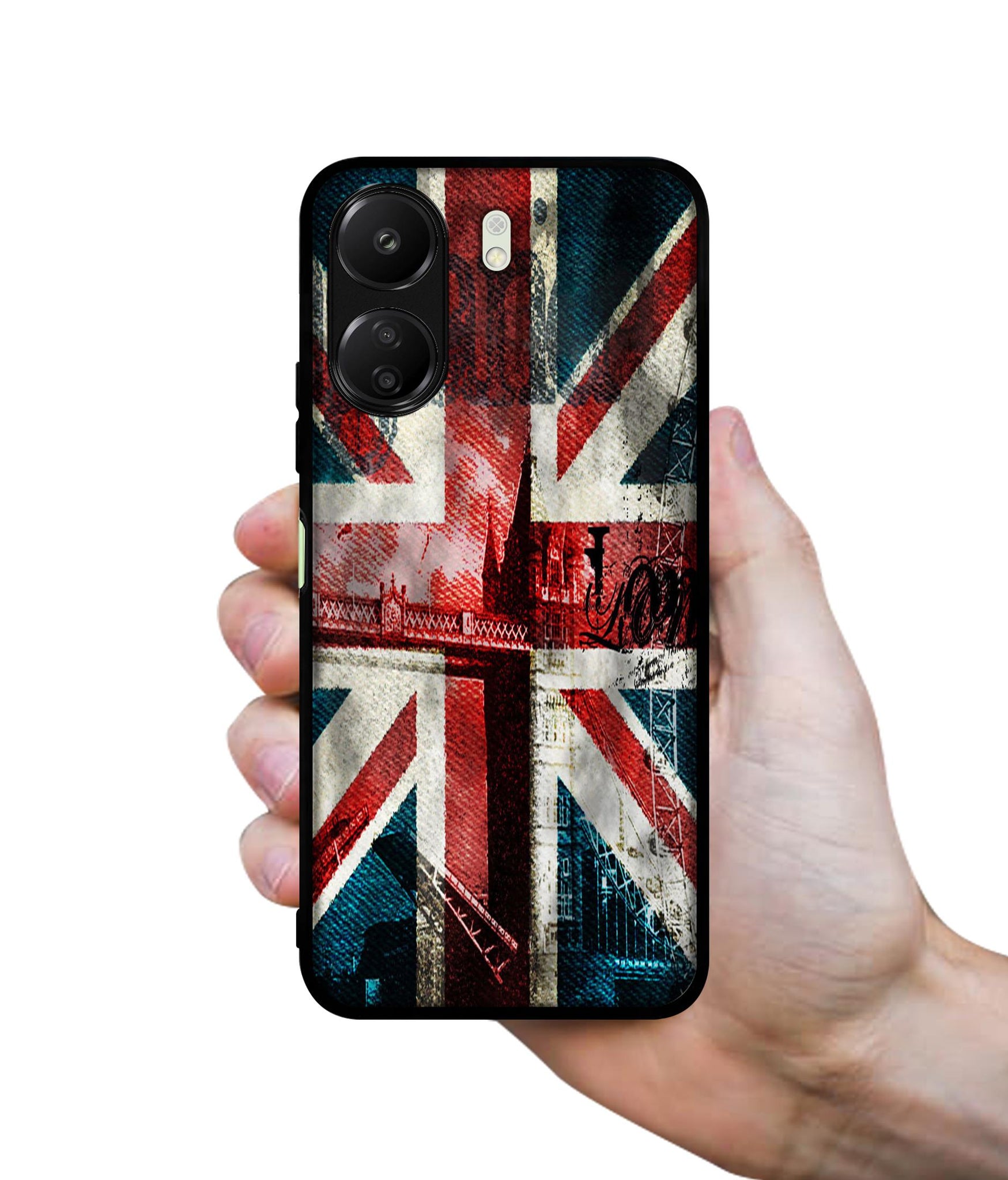 London Flag wallpaper Designer 2D Printed Back Case Cover for Mi Redmi 13C 4G / Poco C65 4G