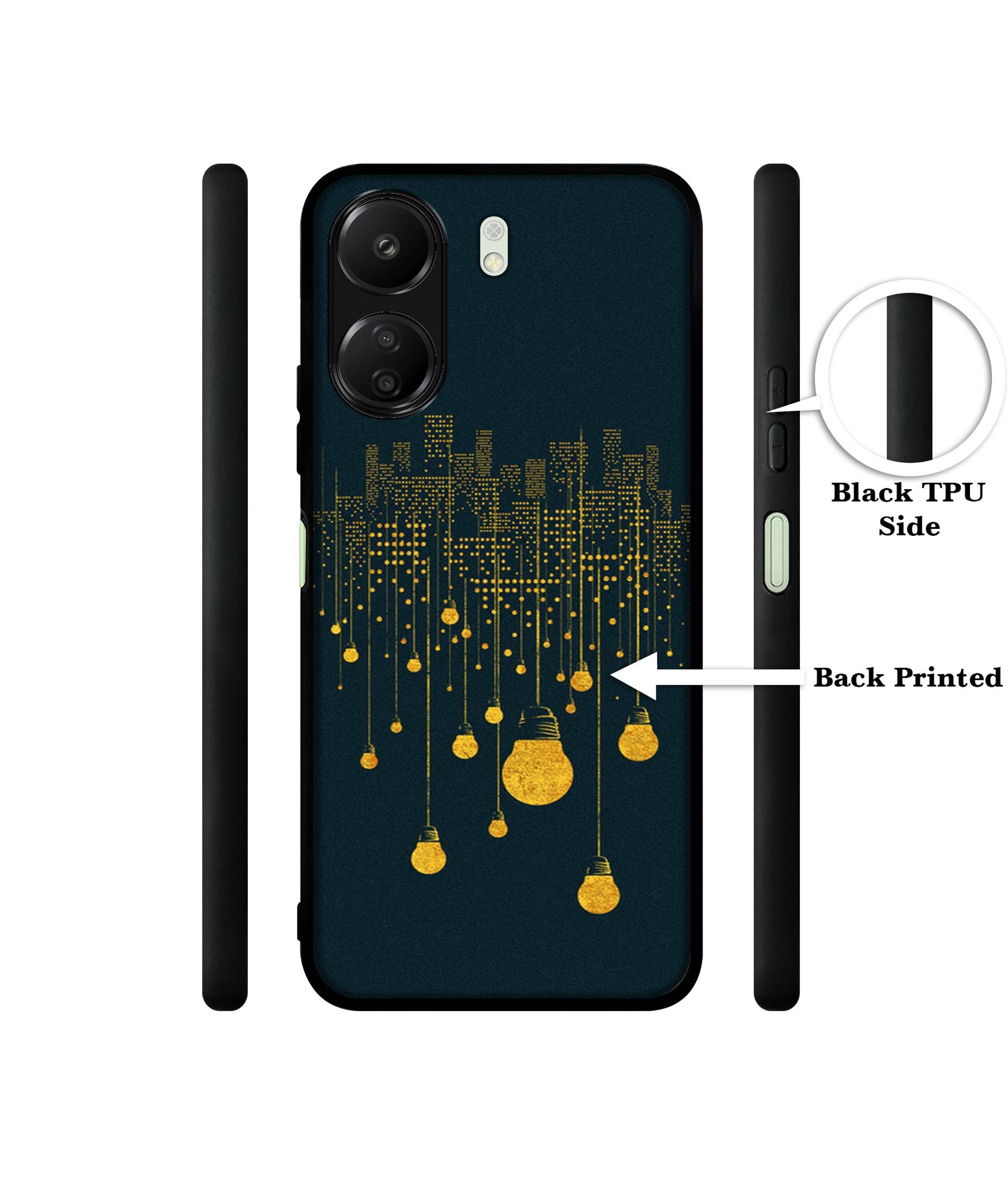 City Light Pattern Designer 2D Printed Back Case Cover for Mi Redmi 13C 4G / Poco C65 4G