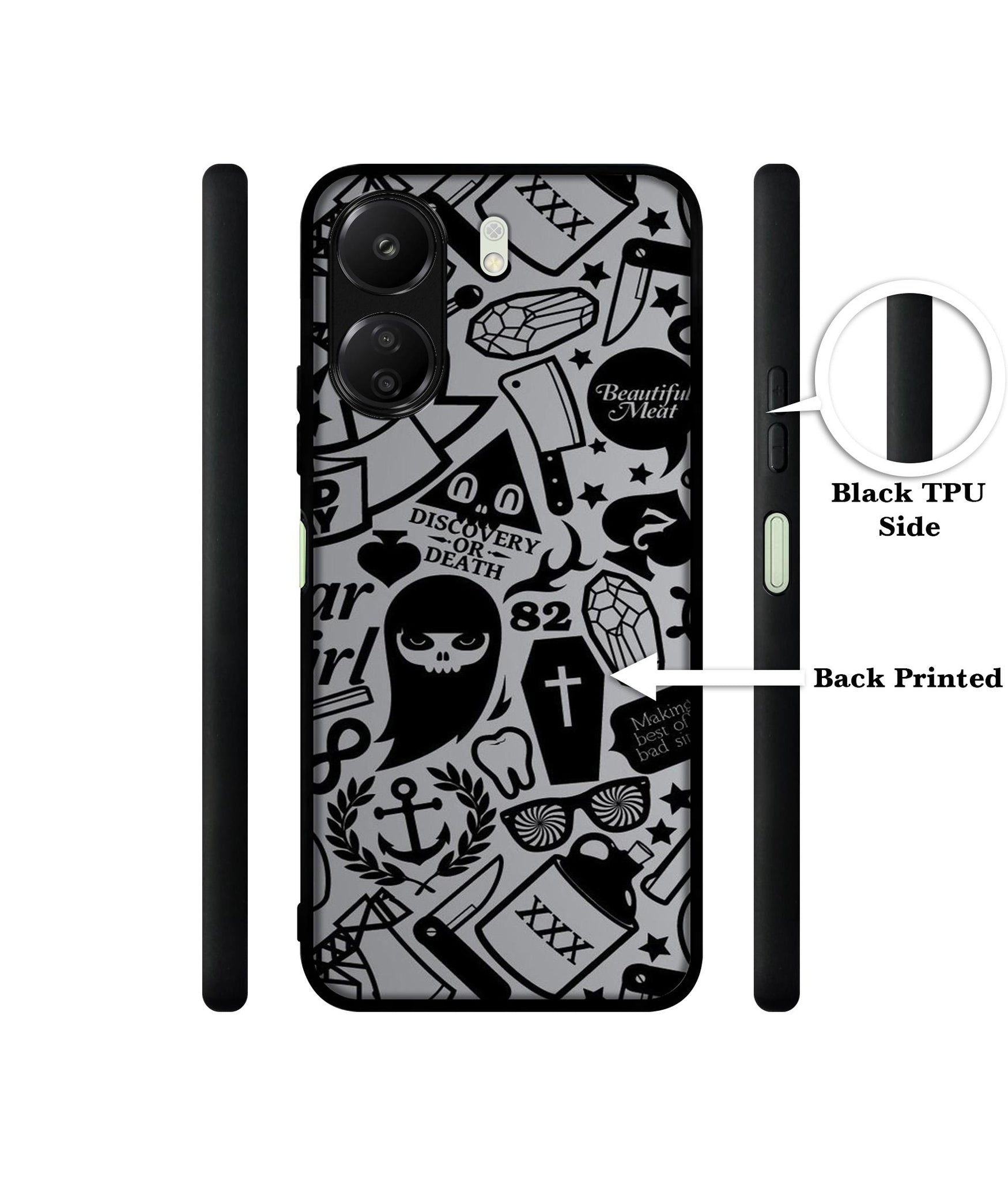 Discover Or Death Designer 2D Printed Back Case Cover for Mi Redmi 13C 4G / Poco C65 4G