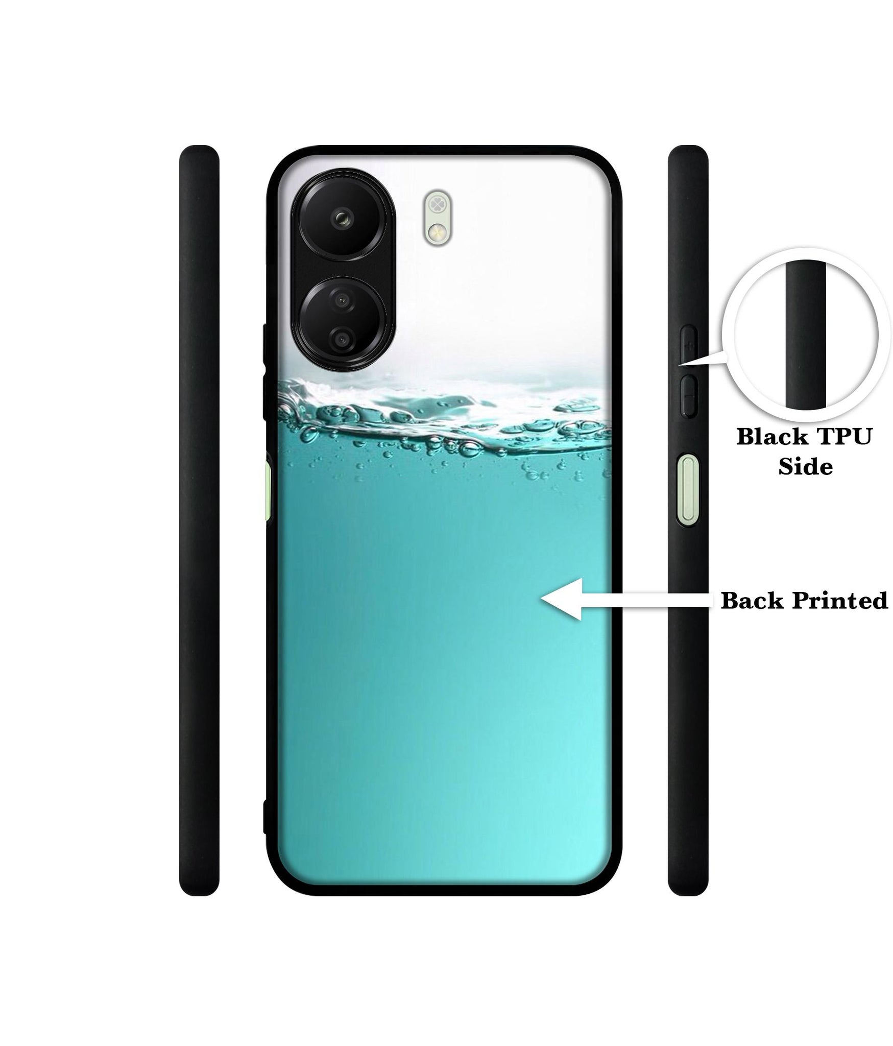 Half Fill Designer 2D Printed Back Case Cover for Mi Redmi 13C 4G / Poco C65 4G