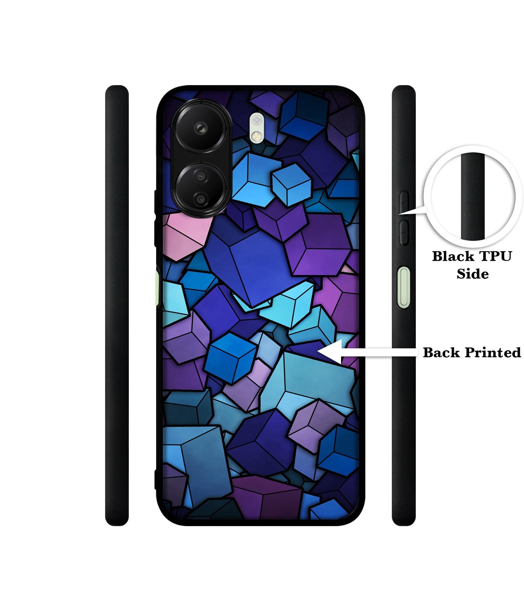 Color Box Designer 2D Printed Back Case Cover for Mi Redmi 13C 4G / Poco C65 4G