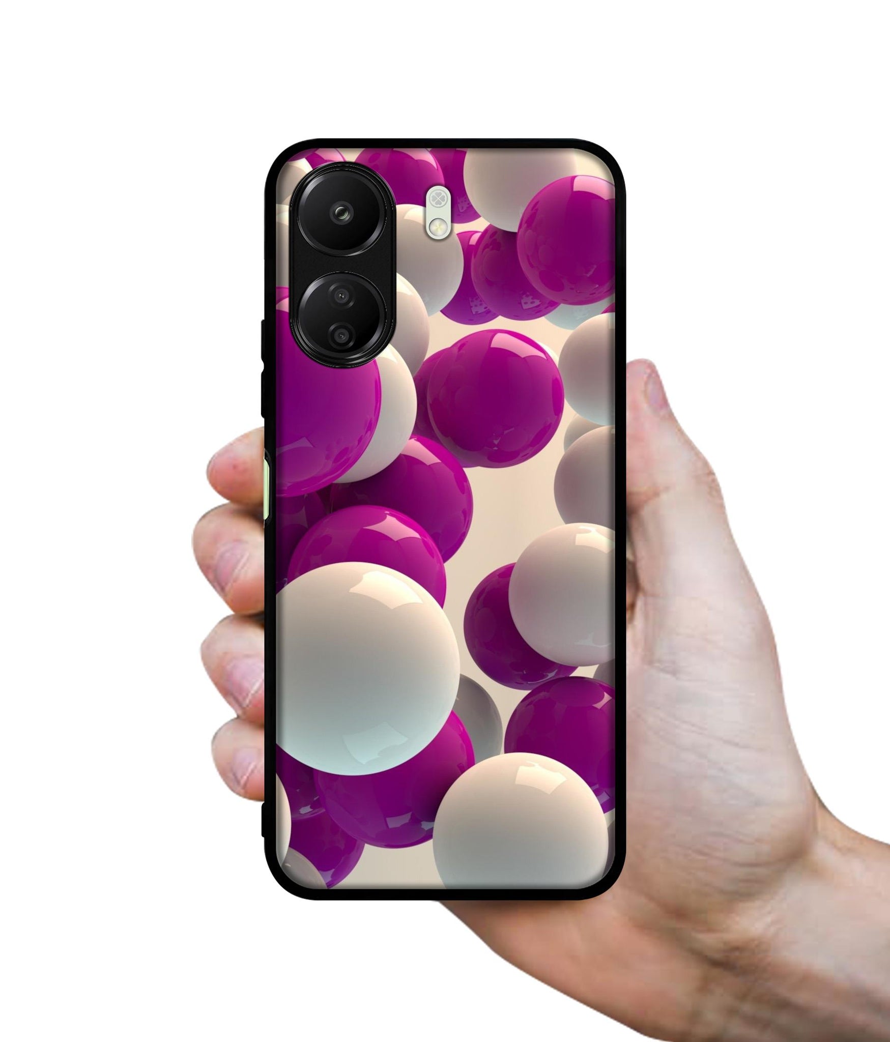 3D Balloons Designer 2D Printed Back Case Cover for Mi Redmi 13C 4G / Poco C65 4G