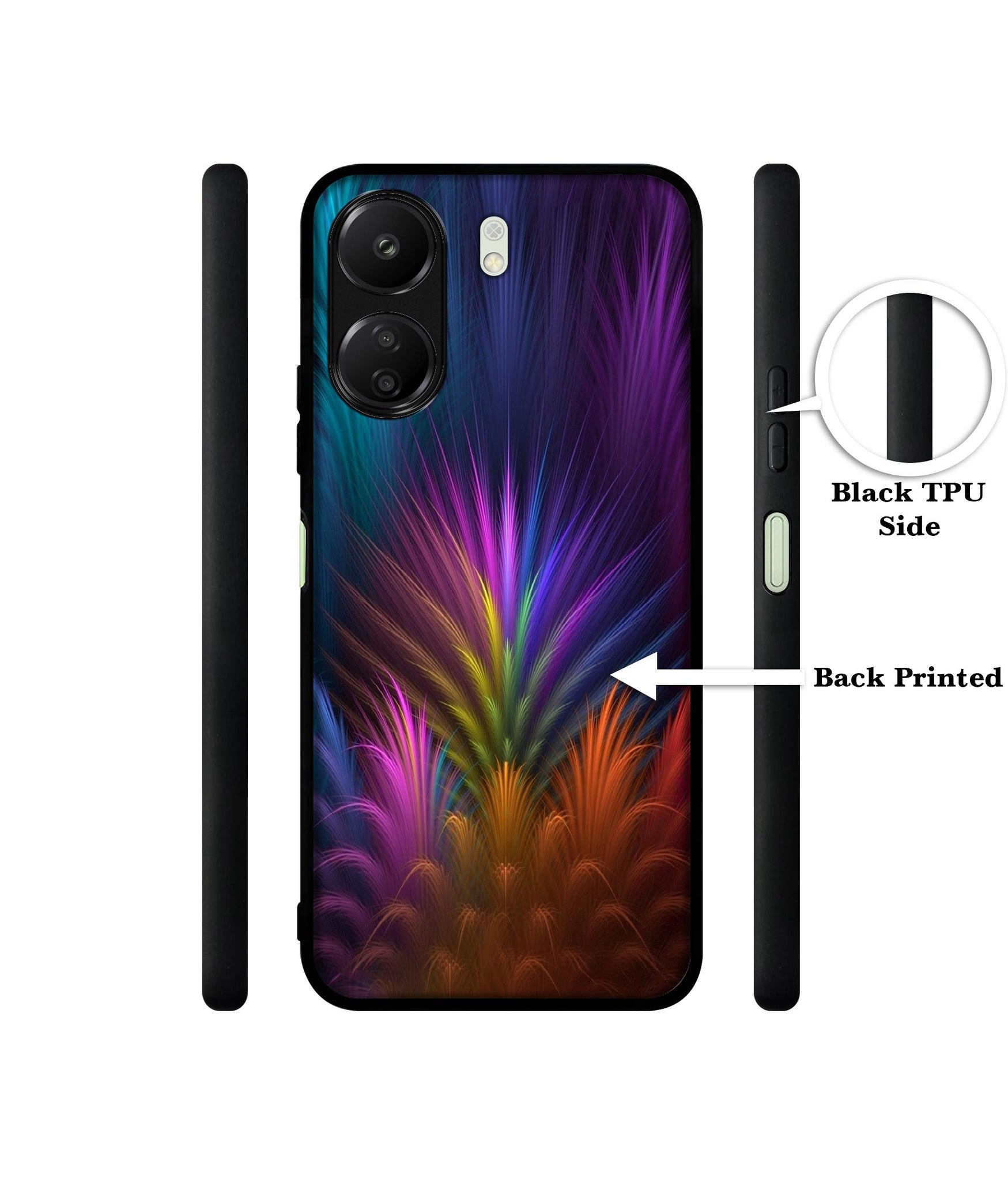 Multicoloured Designer 2D Printed Back Case Cover for Mi Redmi 13C 4G / Poco C65 4G