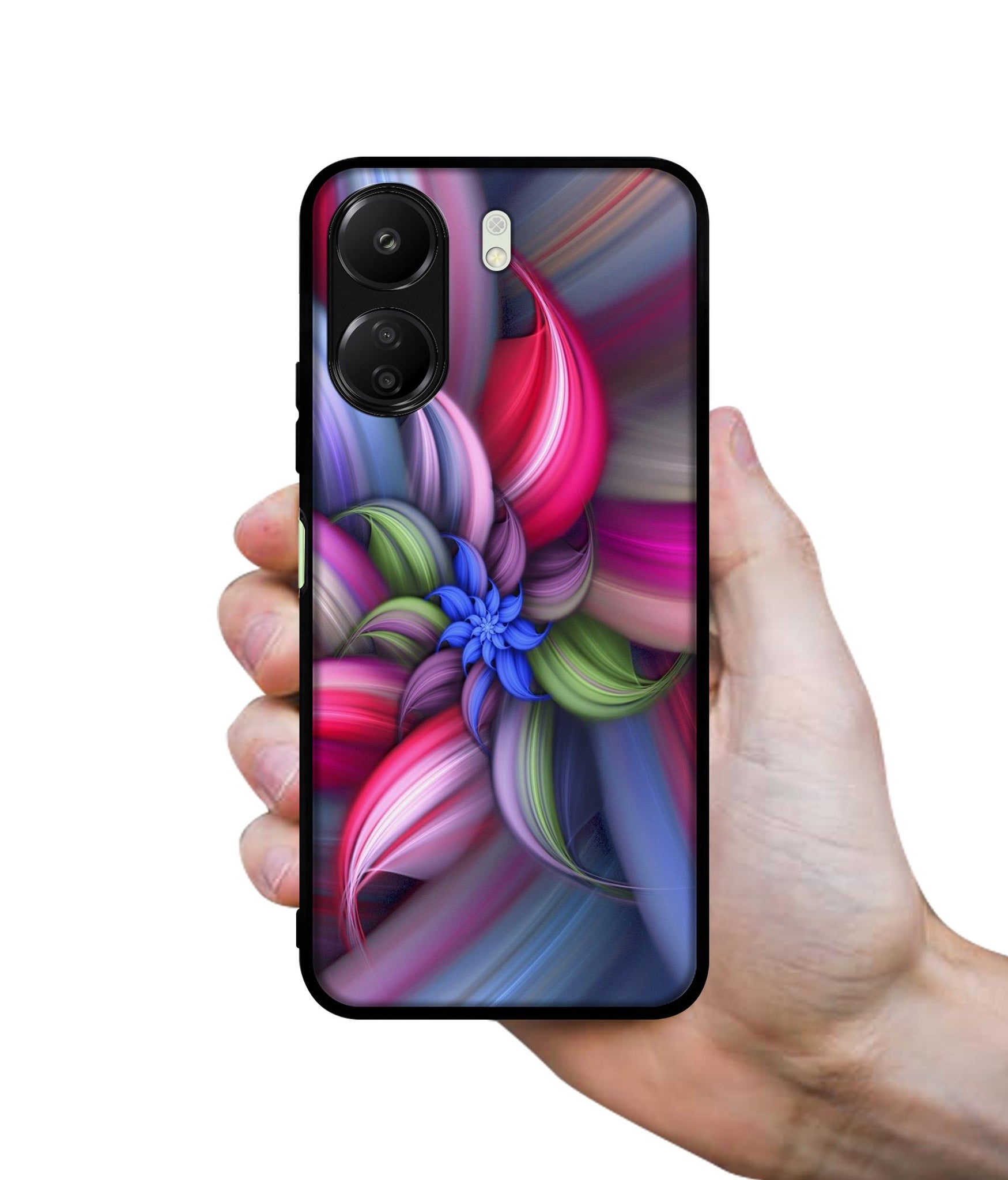 Colorful Flower Designer 2D Printed Back Case Cover for Mi Redmi 13C 4G / Poco C65 4G