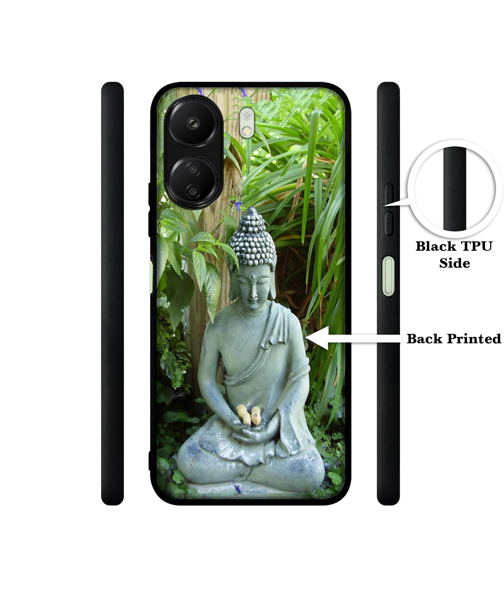 Buddhism Designer 2D Printed Back Case Cover for Mi Redmi 13C 4G / Poco C65 4G