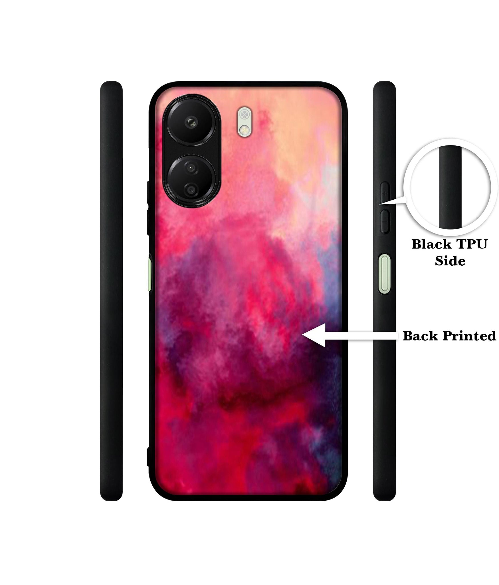 Holi Color Designer 2D Printed Back Case Cover for Mi Redmi 13C 4G / Poco C65 4G