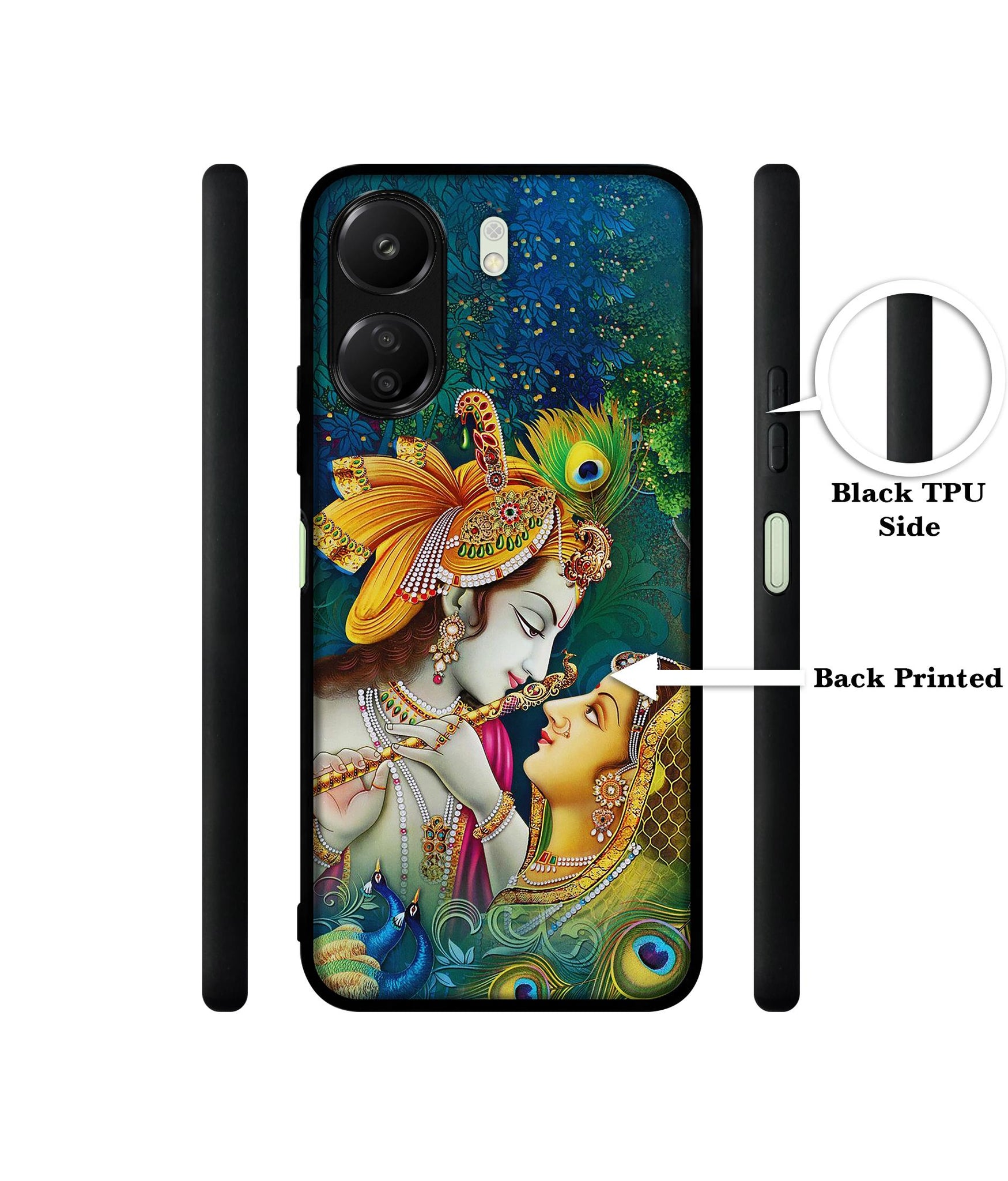 Radha Kishan Love Designer 2D Printed Back Case Cover for Mi Redmi 13C 4G / Poco C65 4G