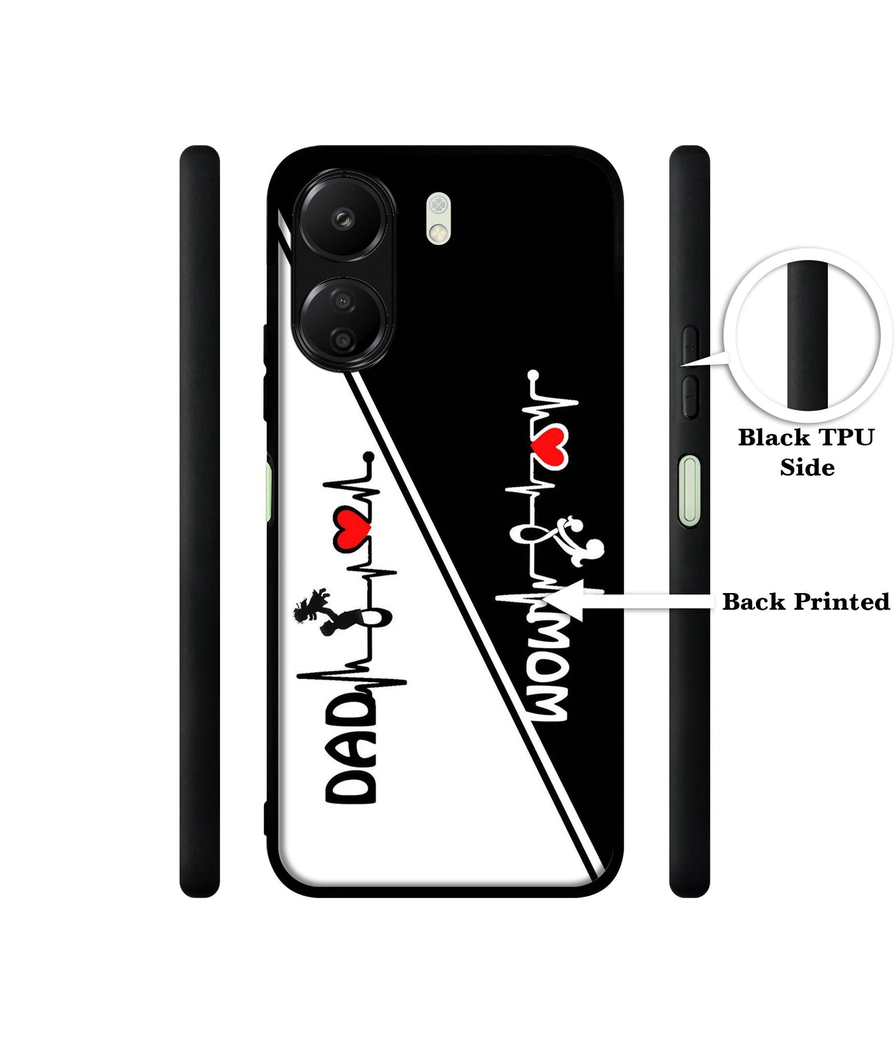 Mom and Dad Lover Designer 2D Printed Back Case Cover for Mi Redmi 13C 4G / Poco C65 4G