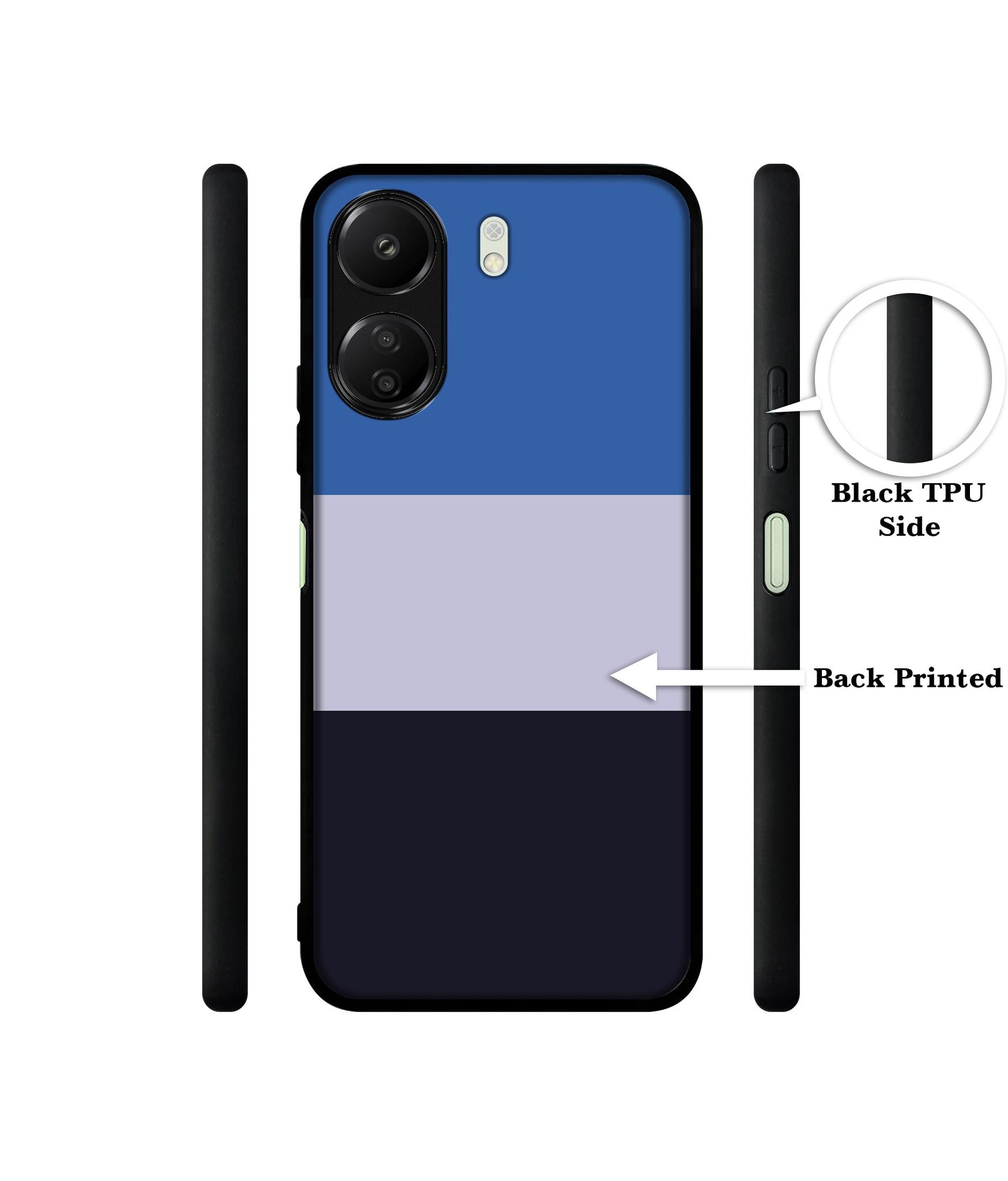 Three Color Stripes Designer 2D Printed Back Case Cover for Mi Redmi 13C 4G / Poco C65 4G