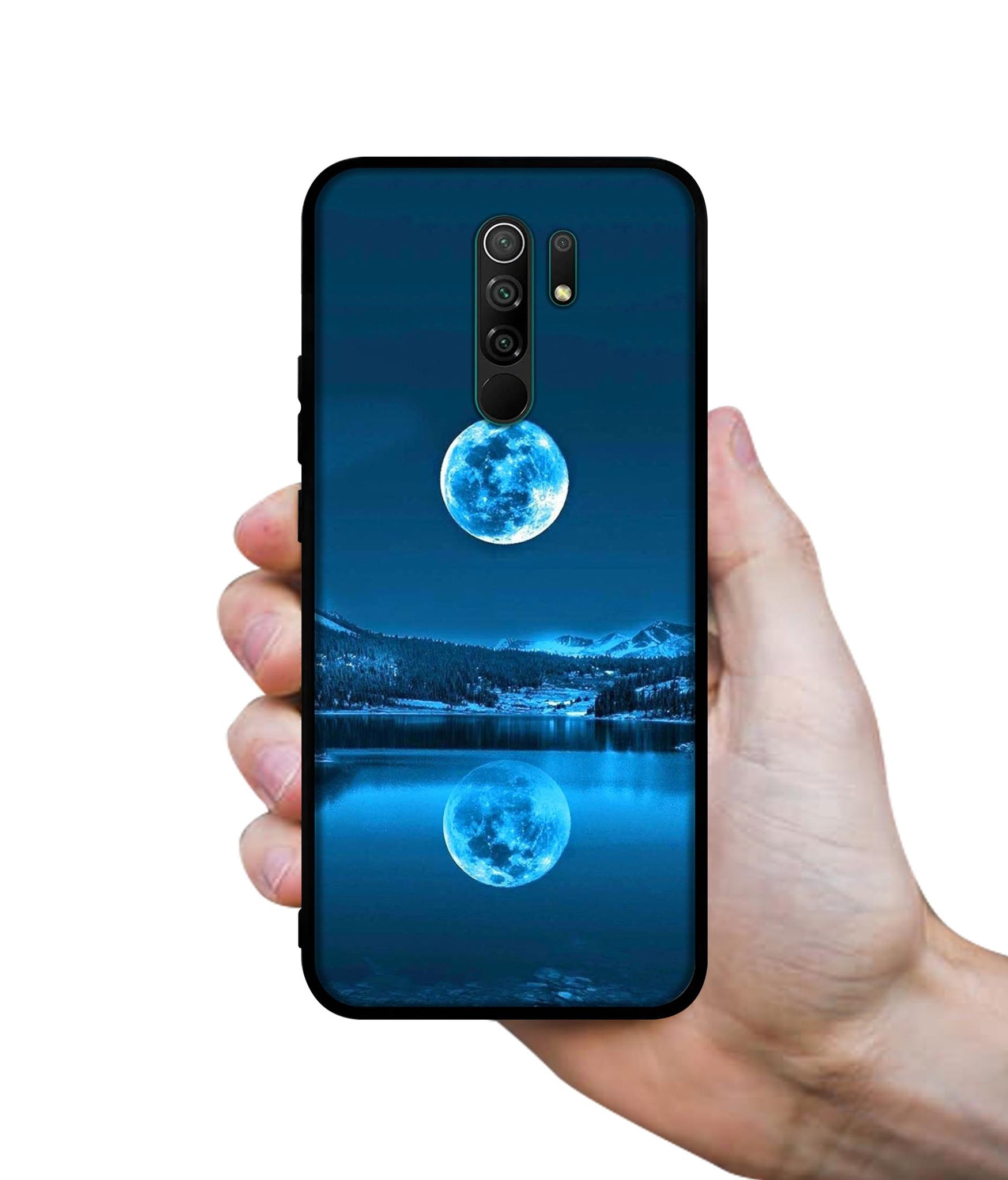 Awesome Moon Designer 2D Printed Back Case Cover for Mi Redmi 9 Prime / Poco M2