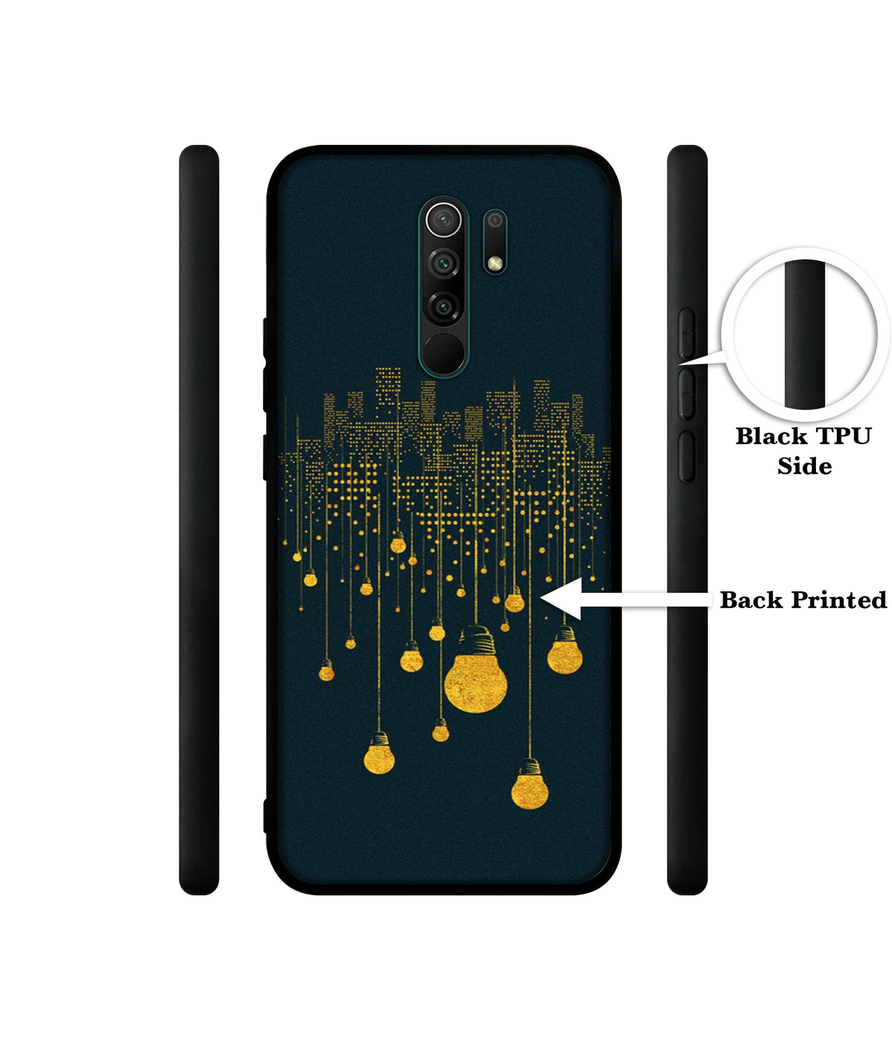 City Light Pattern Designer 2D Printed Back Case Cover for Mi Redmi 9 Prime / Poco M2